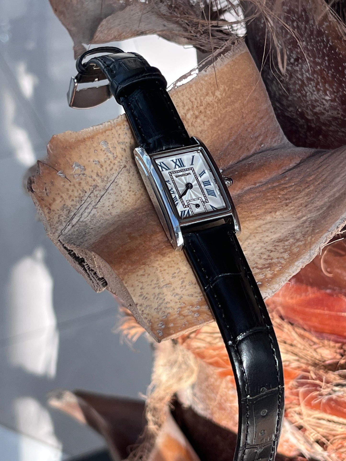 SANDA DOUBLE-FRAMED TEXTURED DIAL QUARTZ BRAND NEW FASHION WATCH