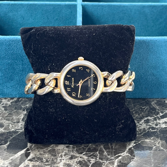 RONICA LADIES VINTAGE IN CHAINS QUARTZ WATCH HONG KONG