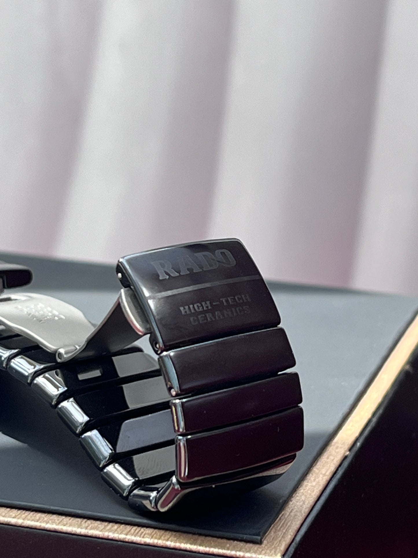 RADO DIASTAR JUBILÉ BLACK HIGH-TECH CERAMIC SWISS QUARTZ PRELOVED WATCH