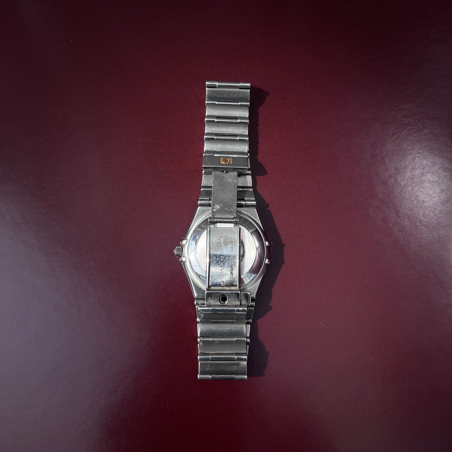 OMEGA CONSTELLATION CHRONOMETER AUTOMATIC DIAMOND LINEN DIAL SWISS PRELOVED WATCH