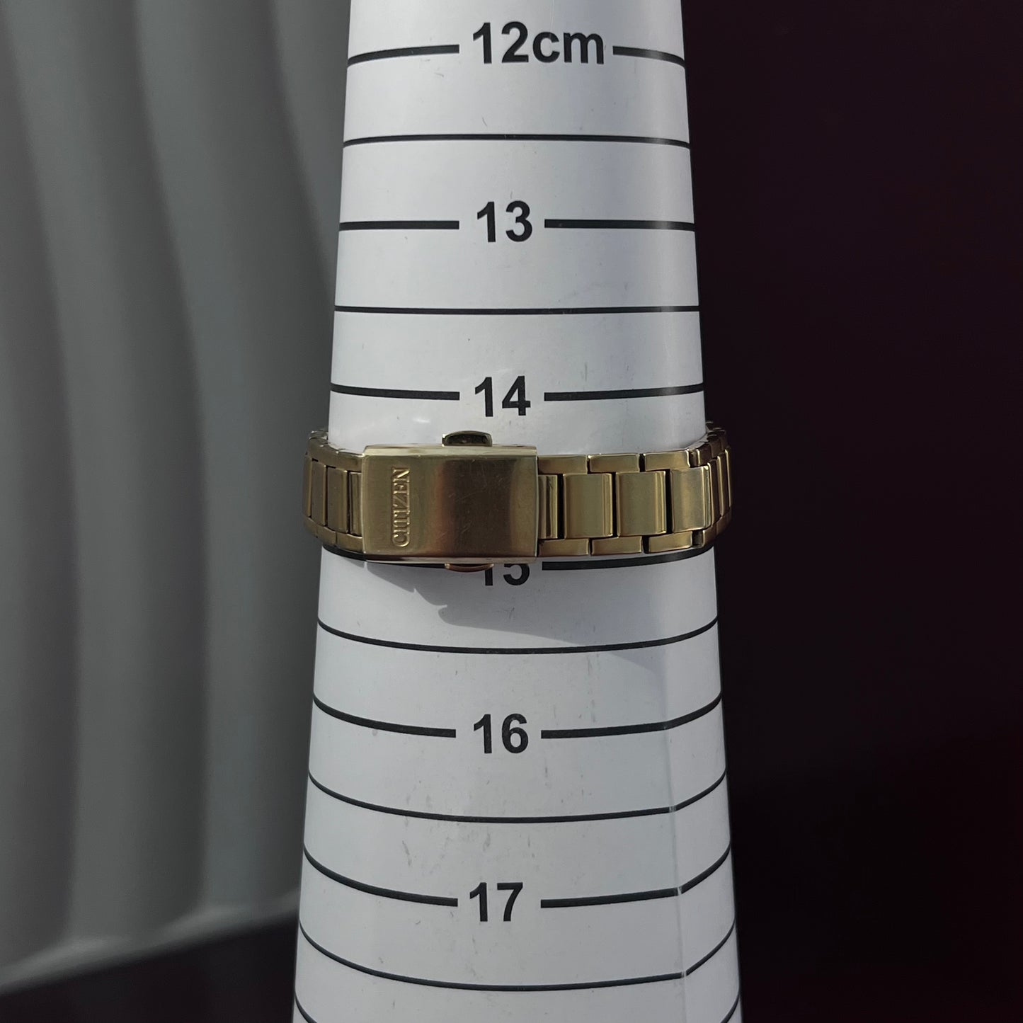 CITIZEN 2000S GOLD-TONE QUARTZ GOLD-TONE DIAL GOLD-TONE BRACELET WATCH