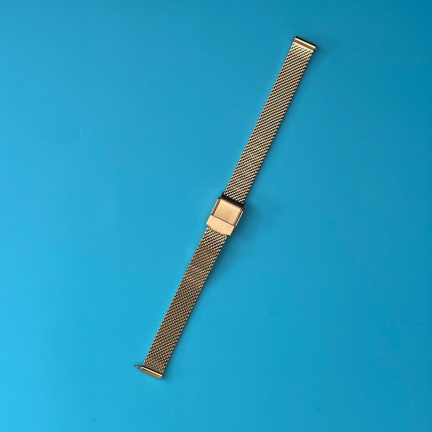 GOLD-TONE STAINLESS STEEL MILANESE MESH WATCH BRACELET