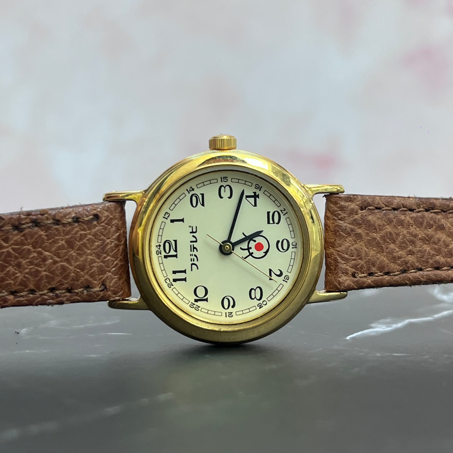 CITIZEN FUJITSU QUARTZ GOLD PLATED WHITE DIAL JAPAN PRELOVED WATCH