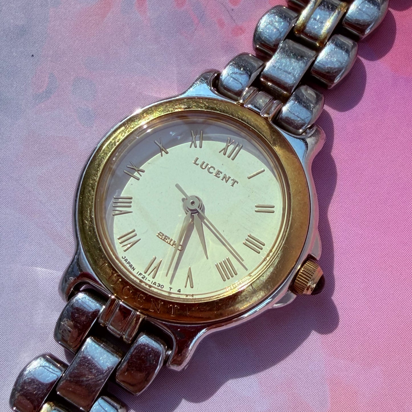 SEIKO LUCENT QUARTZ TWO-TONE JAPAN PRE-LOVED WATCH