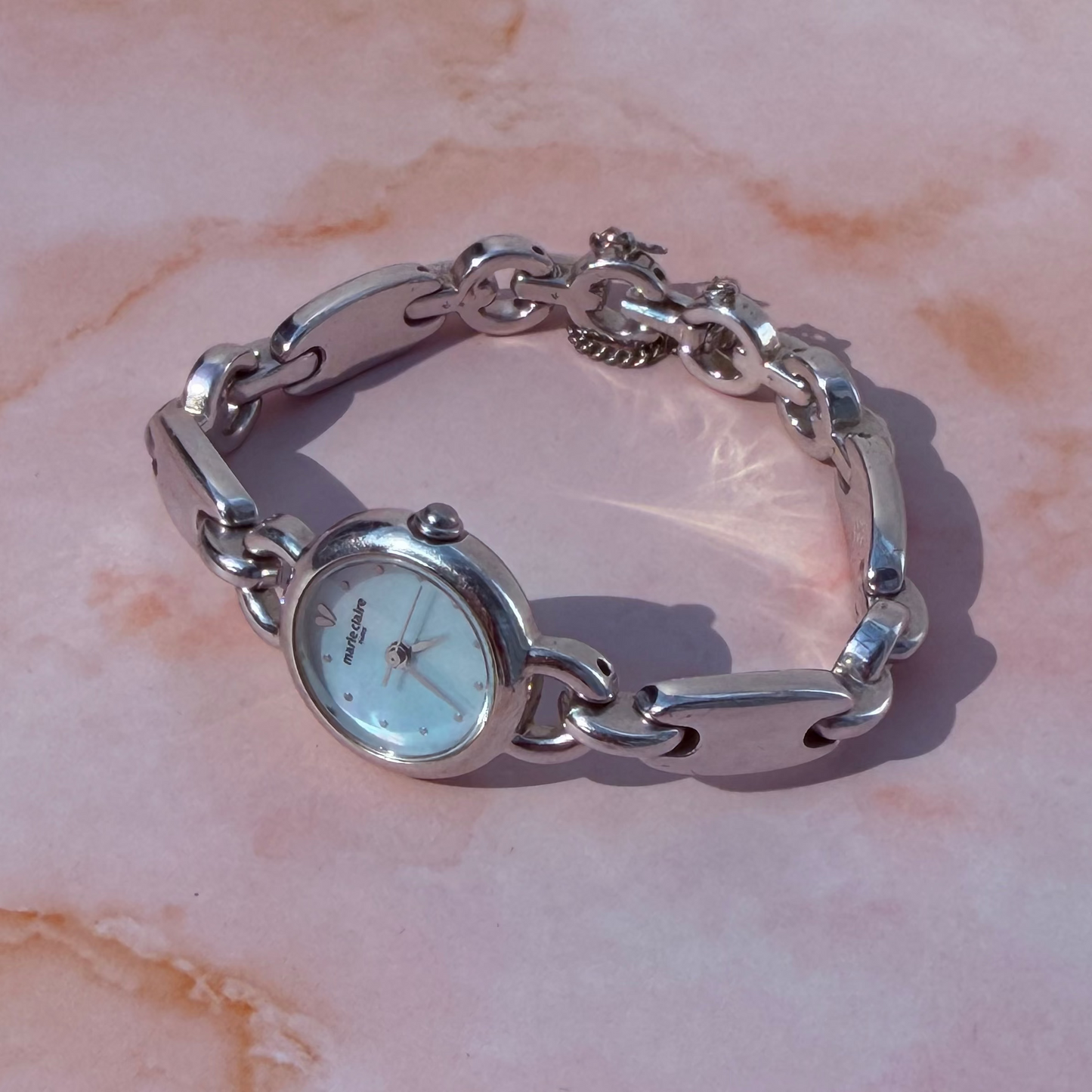 MARIE CLAIRE MOTHER OF PEARL DIAL QUARTZ LADIES WATCH