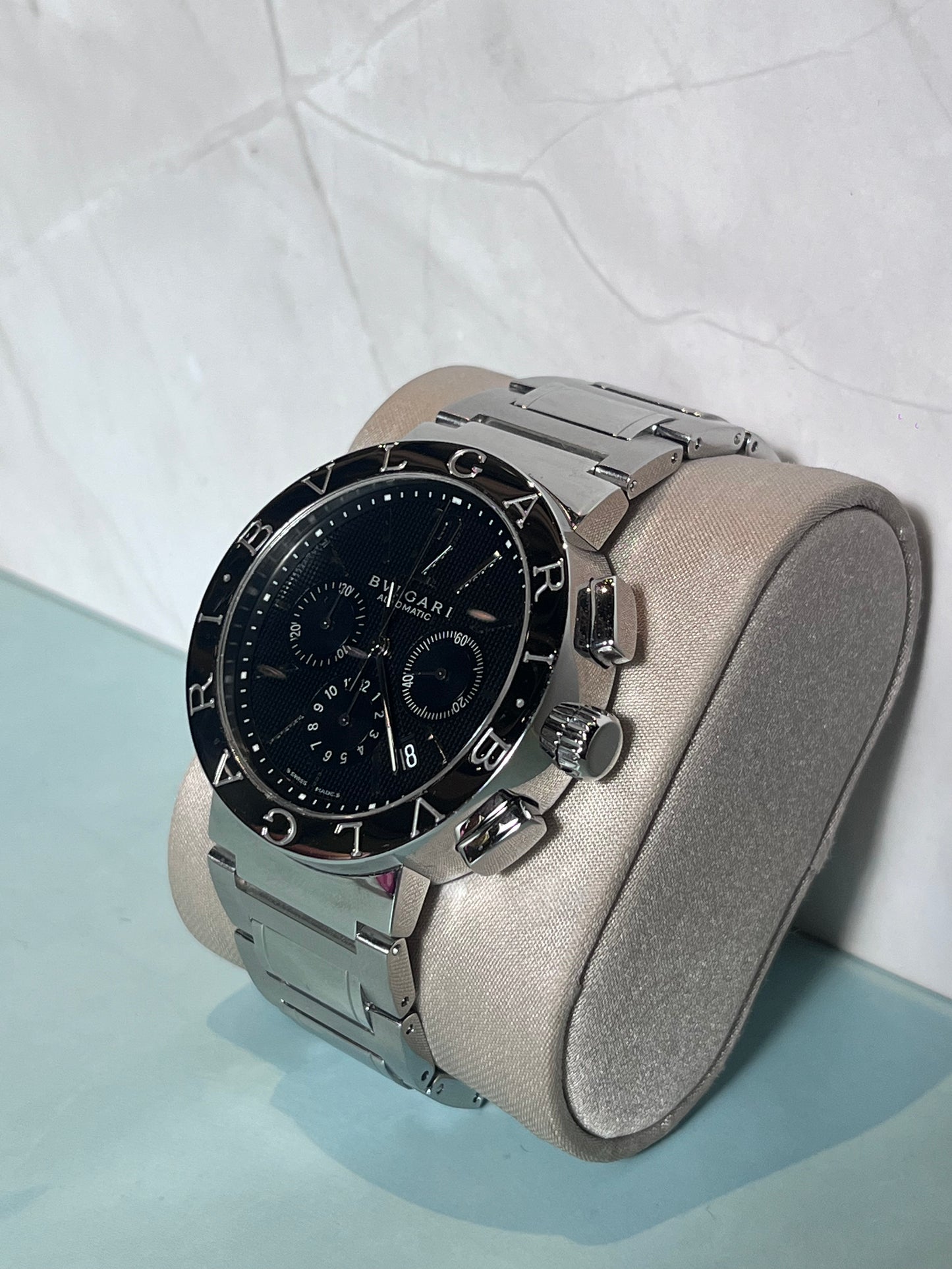 BVLGARI BB42SSCH CHRONOGRAPH AUTOMATIC SWISS PRELOVED FULL-SET WATCH