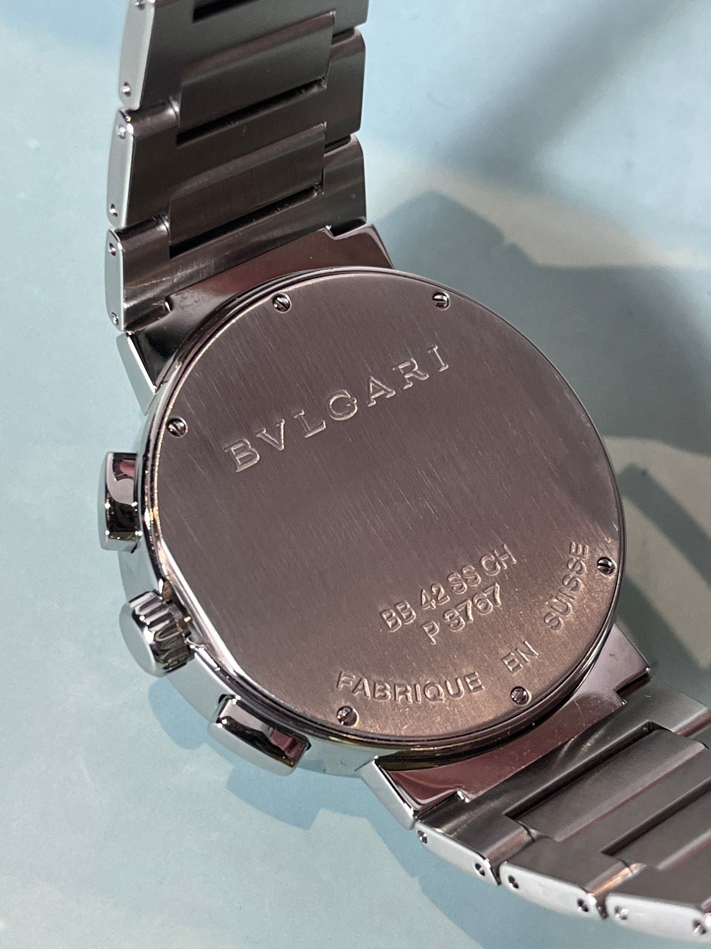 BVLGARI BB42SSCH CHRONOGRAPH AUTOMATIC SWISS PRELOVED FULL-SET WATCH