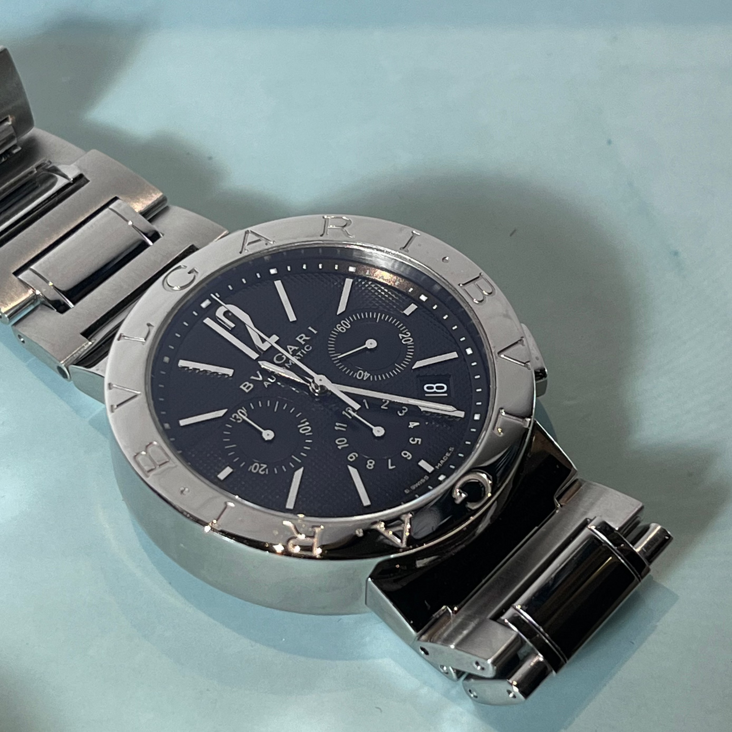 BVLGARI BB42SSCH CHRONOGRAPH AUTOMATIC SWISS PRELOVED FULL-SET WATCH