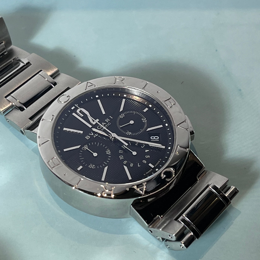 BVLGARI BB42SSCH CHRONOGRAPH AUTOMATIC SWISS PRELOVED FULL-SET WATCH