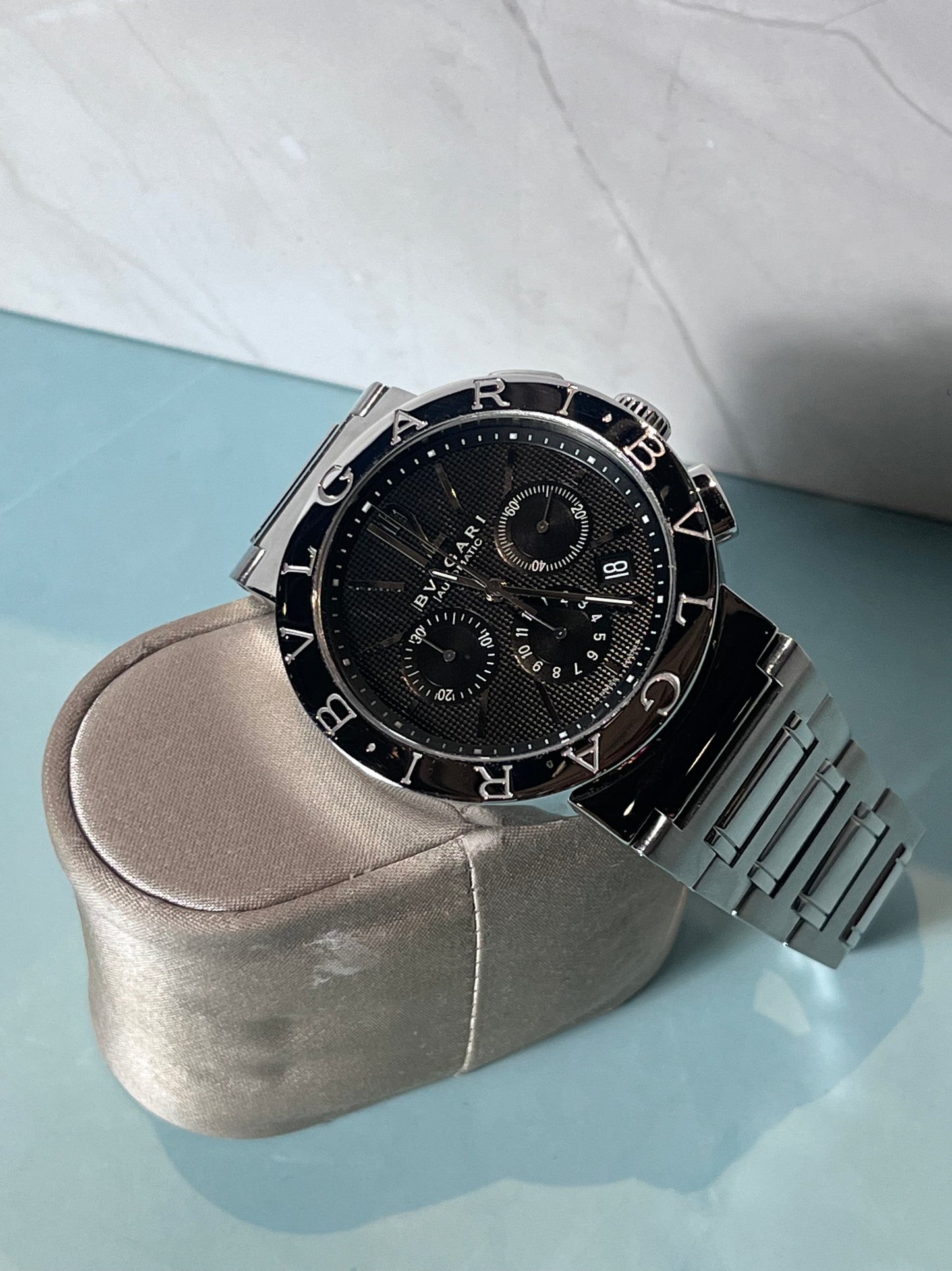 BVLGARI BB42SSCH CHRONOGRAPH AUTOMATIC SWISS PRELOVED FULL-SET WATCH