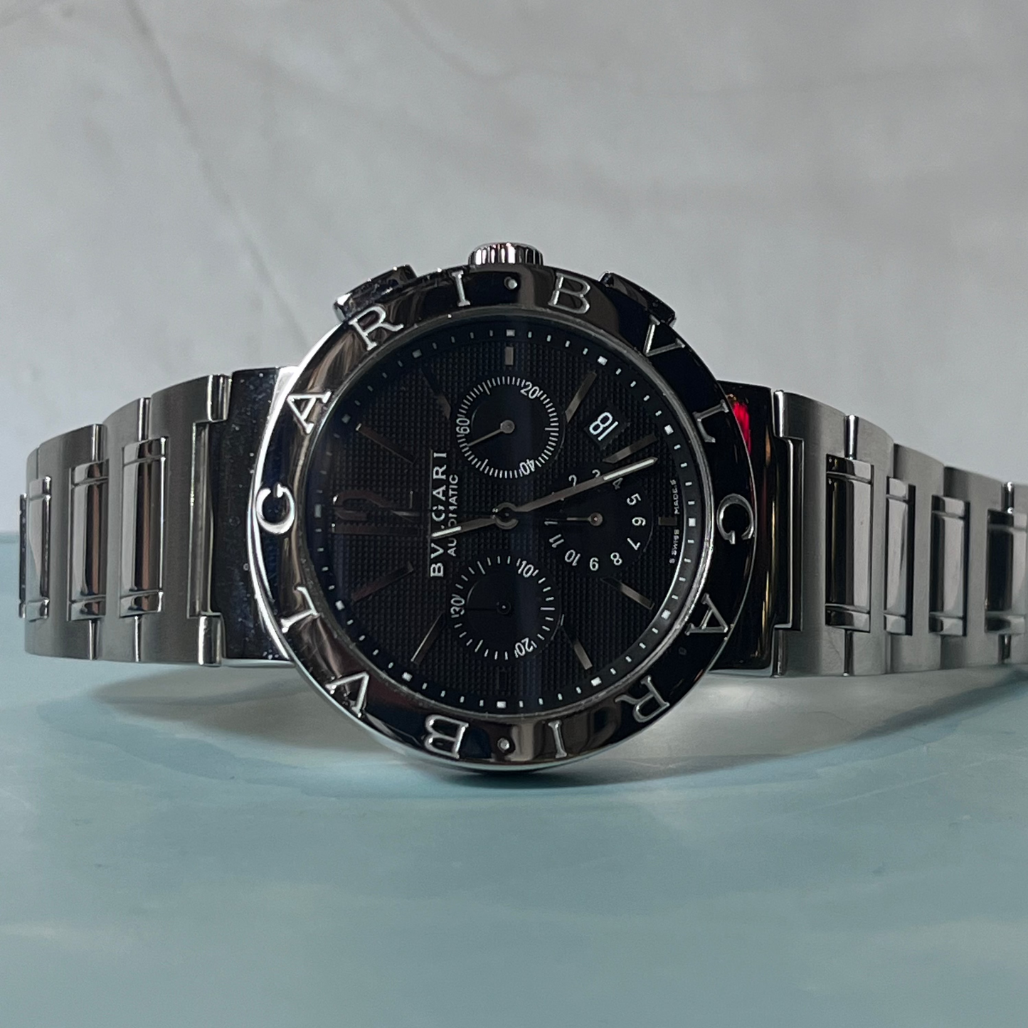 BVLGARI BB42SSCH CHRONOGRAPH AUTOMATIC SWISS PRELOVED FULL-SET WATCH
