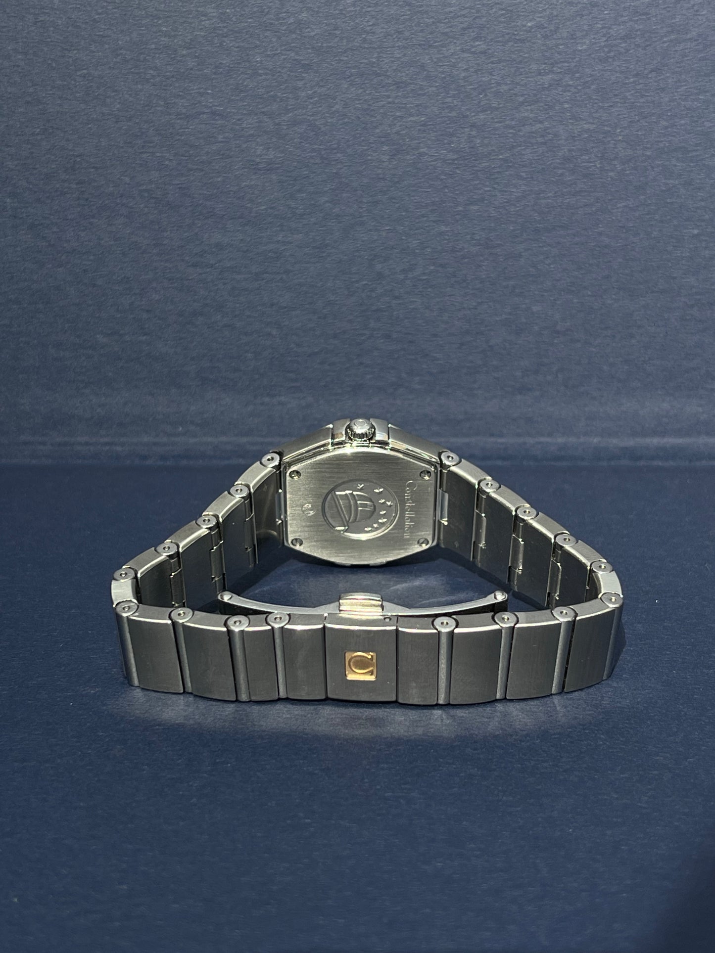 OMEGA CONSTELLATION SUPERNOVA DIAL FACTORY DIAMONDS QUARTZ STAINLESS STEEL SWISS PRELOVED WATCH