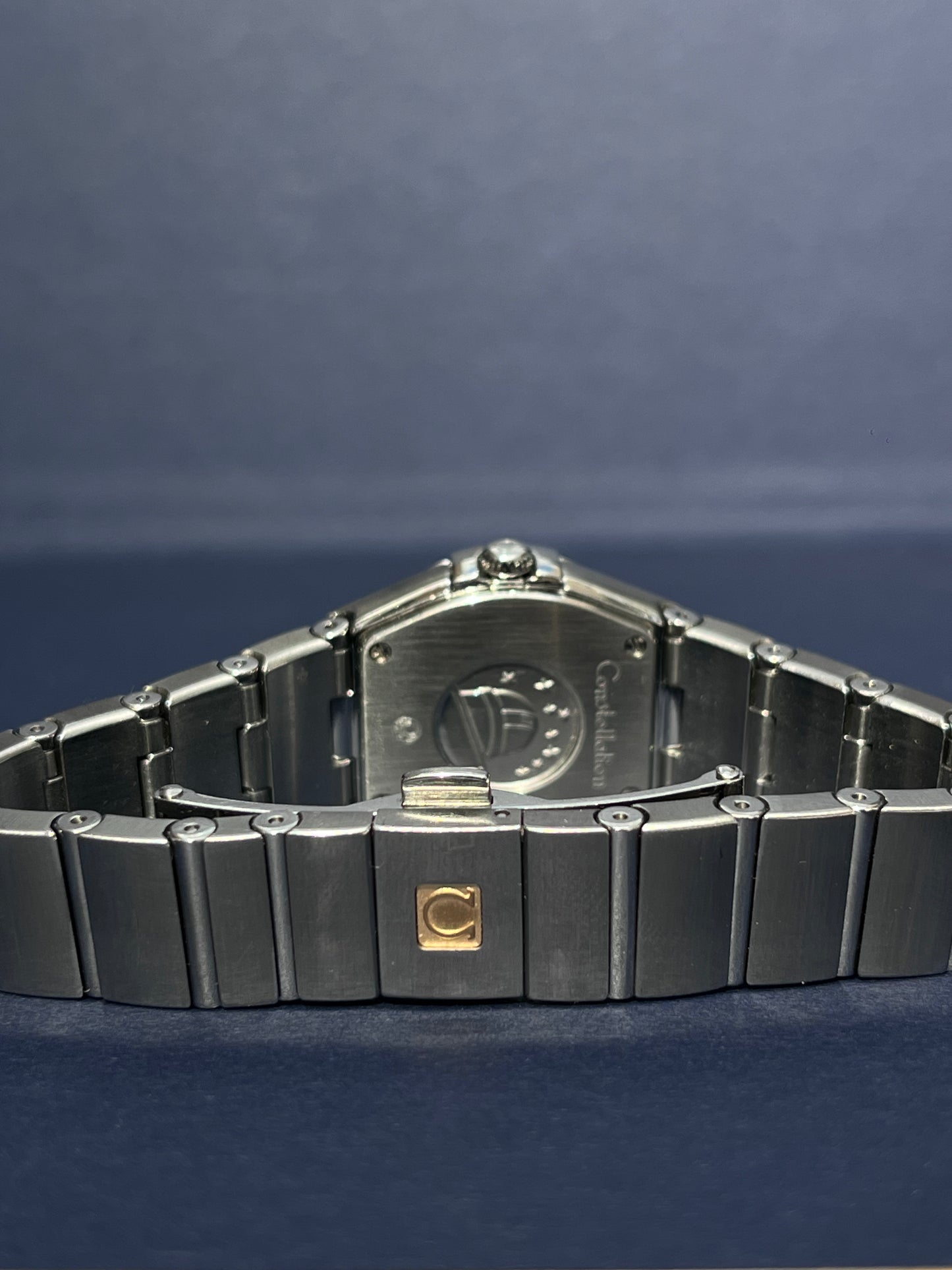 OMEGA CONSTELLATION SUPERNOVA DIAL FACTORY DIAMONDS QUARTZ STAINLESS STEEL SWISS PRELOVED WATCH