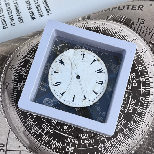 UNSIGNED ANTIQUE ENAMEL POCKET WATCH DIAL SWISS LATE 19TH CENTURY PRE-LOVED COLLECTOR’S DIAL