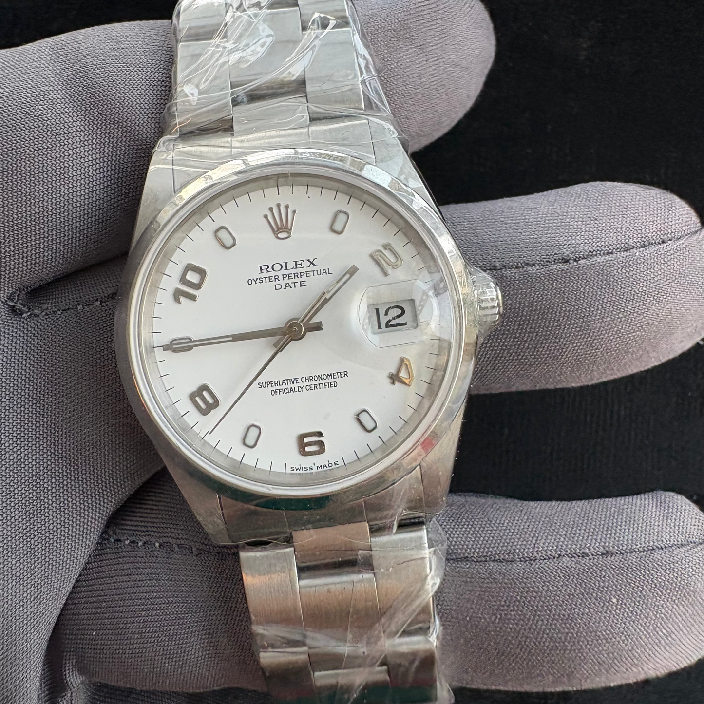ROLEX OYSTER PERPETUAL DATEJUST AUTOMATIC SWISS