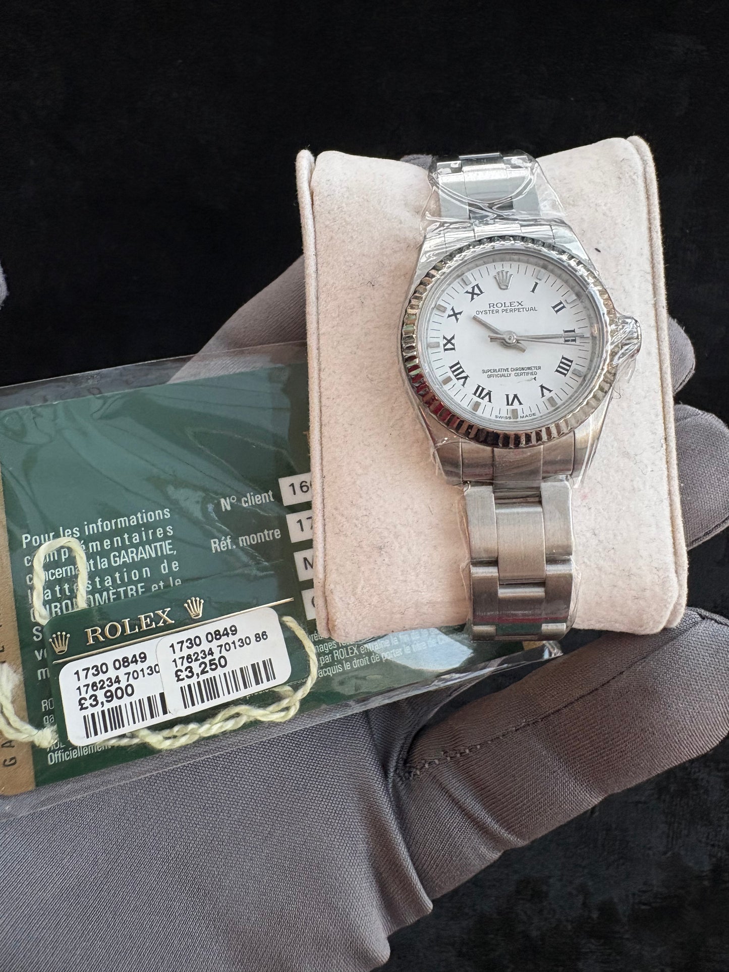 ROLEX OYSTER PERPETUAL REF 176234 AUTOMATIC SWISS LADIES WATCH