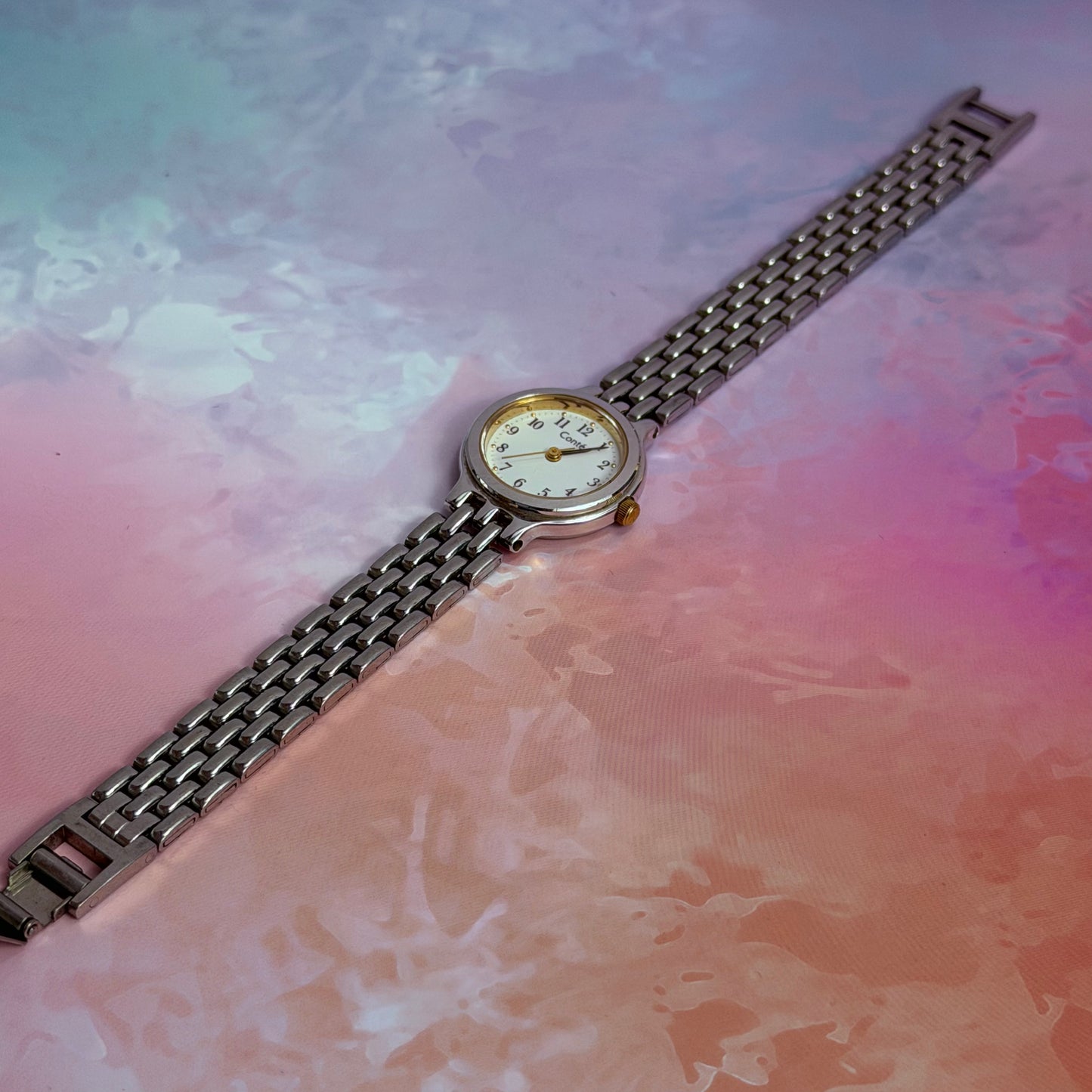 CONTE JAPAN QUARTZ TWO-TONE STAINLESS STEEL PRE-LOVED WATCH