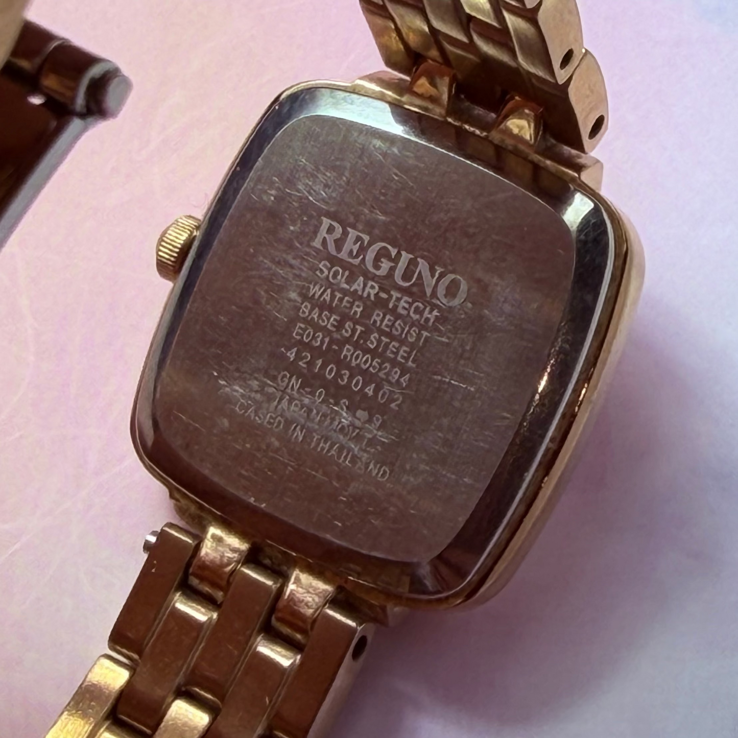 REGUNO SOLAR-TECH SOLAR QUARTZ JAPAN PRE-LOVED WATCH
