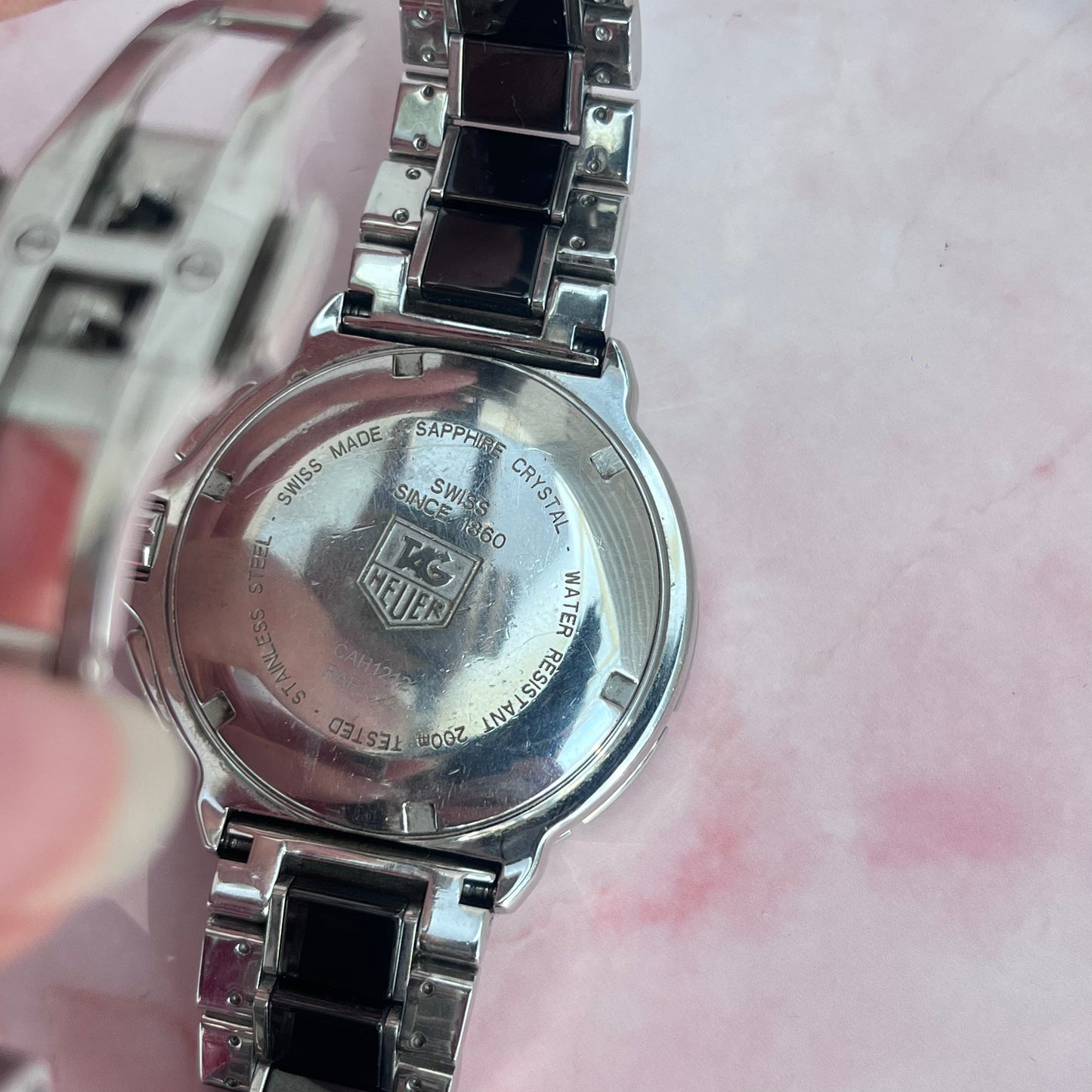 TAG HEUER FORMULA 1 DIAMOND CHRONOGRAPH BLACK DIAL FULL SET SWISS PRELOVED WATCH