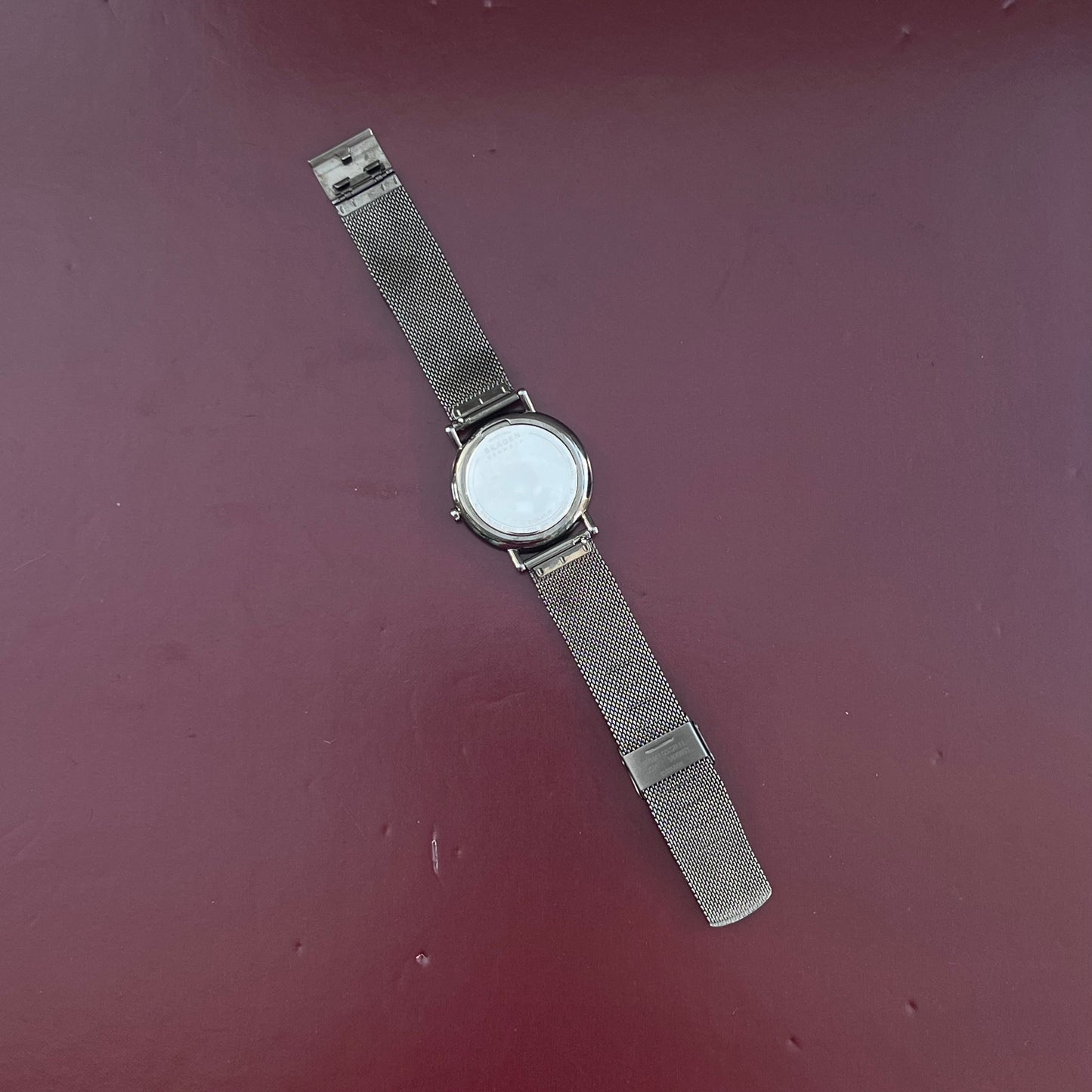 SKAGEN SIGNATURE SKW6577 BLACK DIAL GUNMETAL MESH QUARTZ DENMARK PRELOVED WATCH