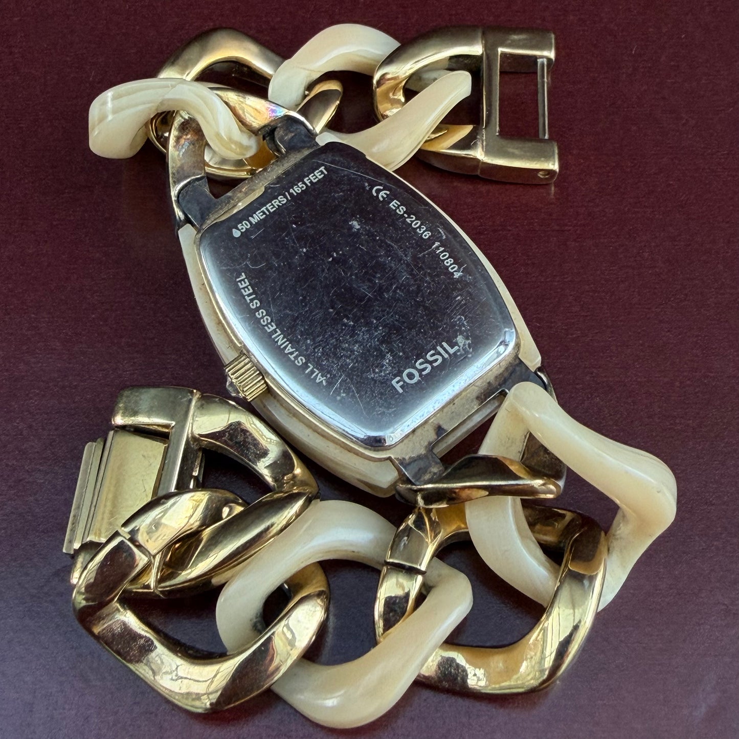 FOSSIL ES-2036 QUARTZ USA PRE-LOVED WATCH