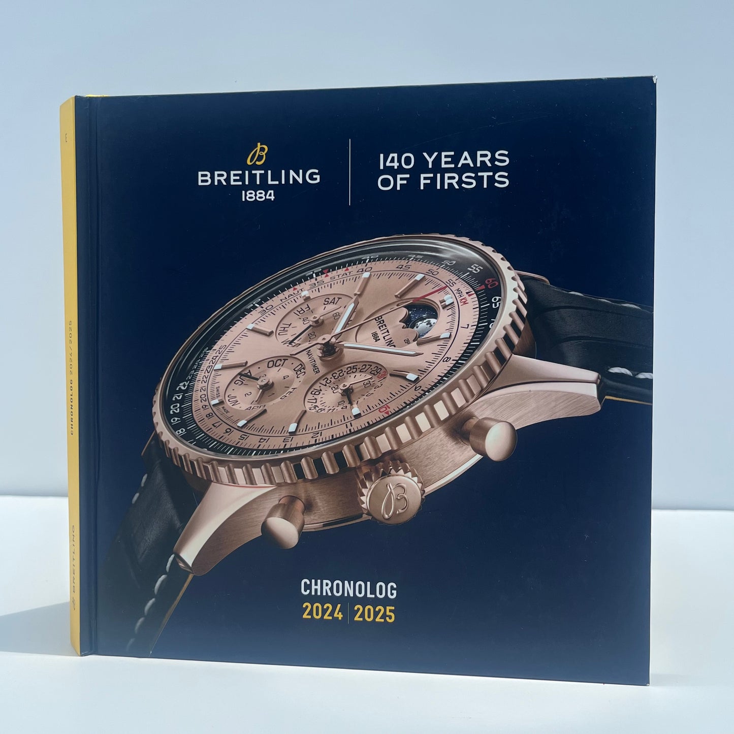 BREITLING CHRONOLOG 2024–2025 "140 YEARS OF FIRSTS" OFFICIAL HARDCOVER WATCH COLLECTION CATALOG COFFEE TABLE BOOK