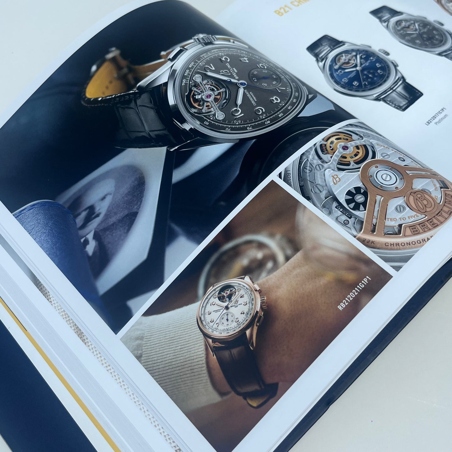 BREITLING CHRONOLOG 2024–2025 "140 YEARS OF FIRSTS" OFFICIAL HARDCOVER WATCH COLLECTION CATALOG COFFEE TABLE BOOK