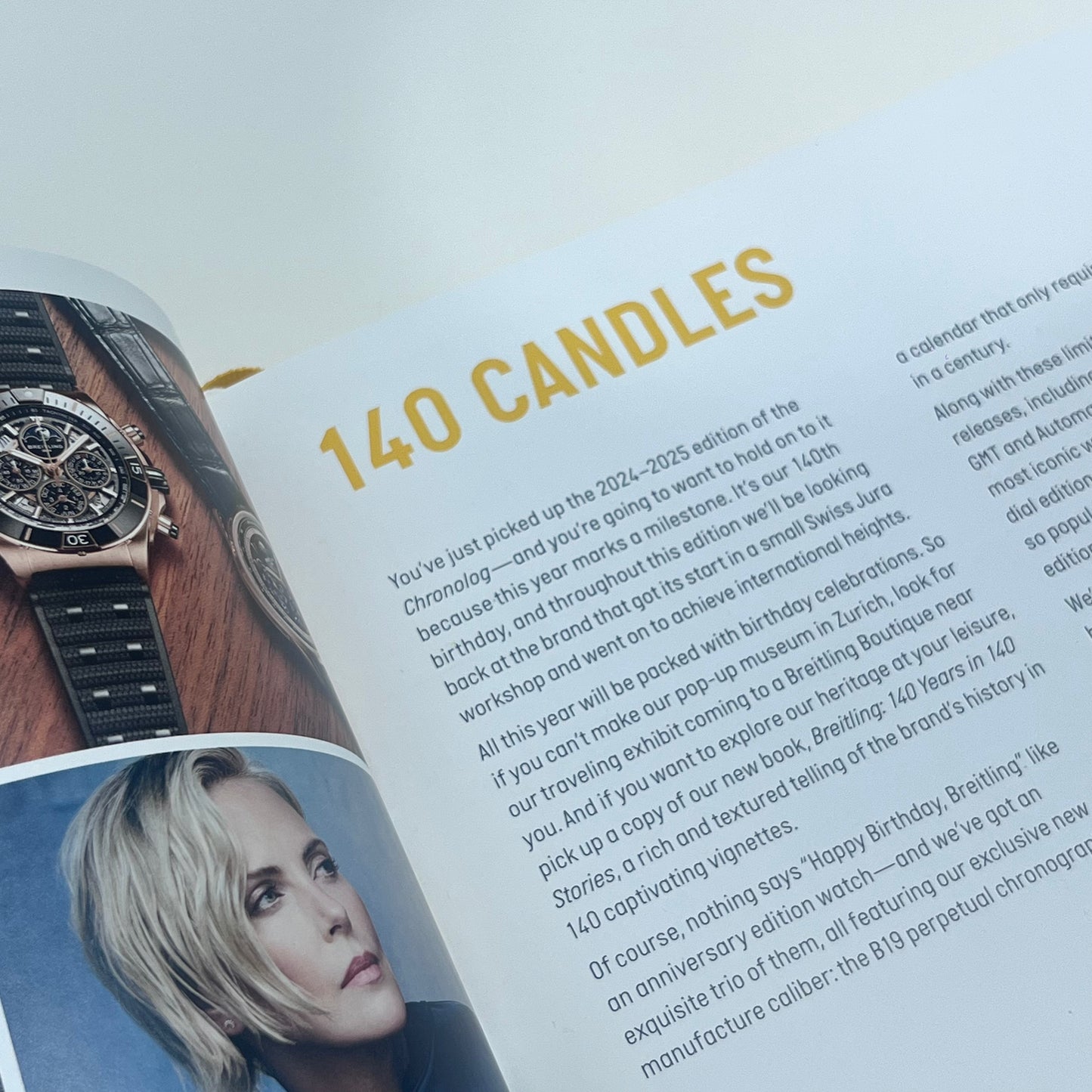 BREITLING CHRONOLOG 2024–2025 "140 YEARS OF FIRSTS" OFFICIAL HARDCOVER WATCH COLLECTION CATALOG COFFEE TABLE BOOK