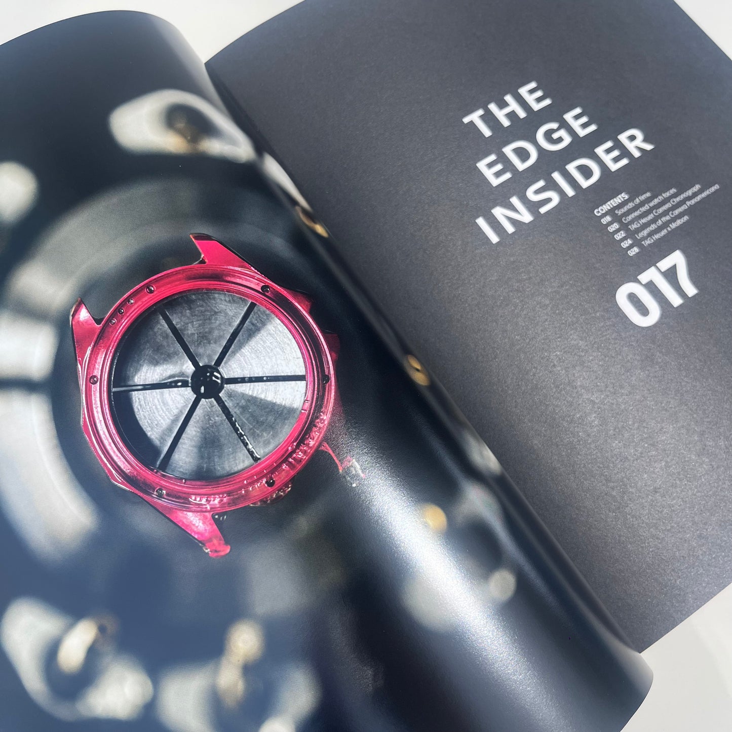 TAG HEUER "THE EDGE" MAGAZINE ISSUE 8 OFFICIAL LUXURY WATCH MAGAZINE