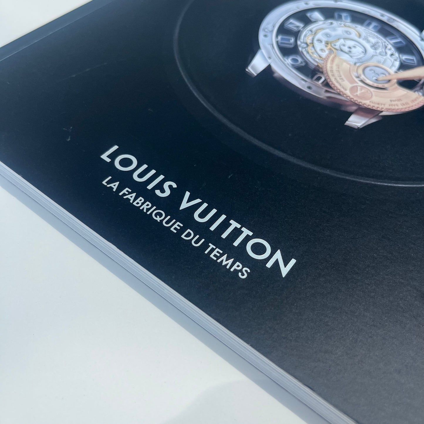 LOUIS VUITTON "LA FABRIQUE DU TEMPS" OFFICIAL LUXURY WATCH COLLECTION HARDCOVER BOOK