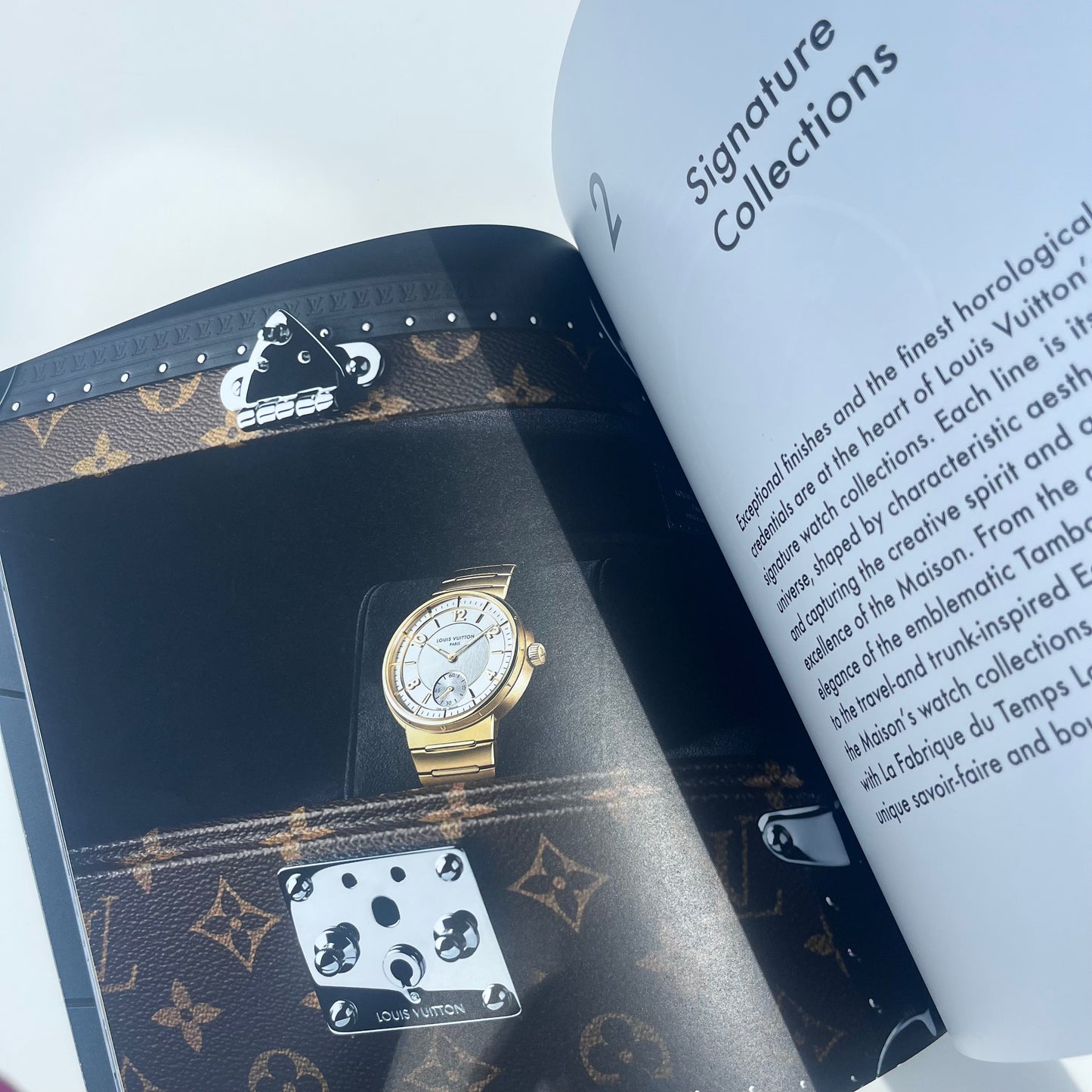 LOUIS VUITTON "LA FABRIQUE DU TEMPS" OFFICIAL LUXURY WATCH COLLECTION HARDCOVER BOOK