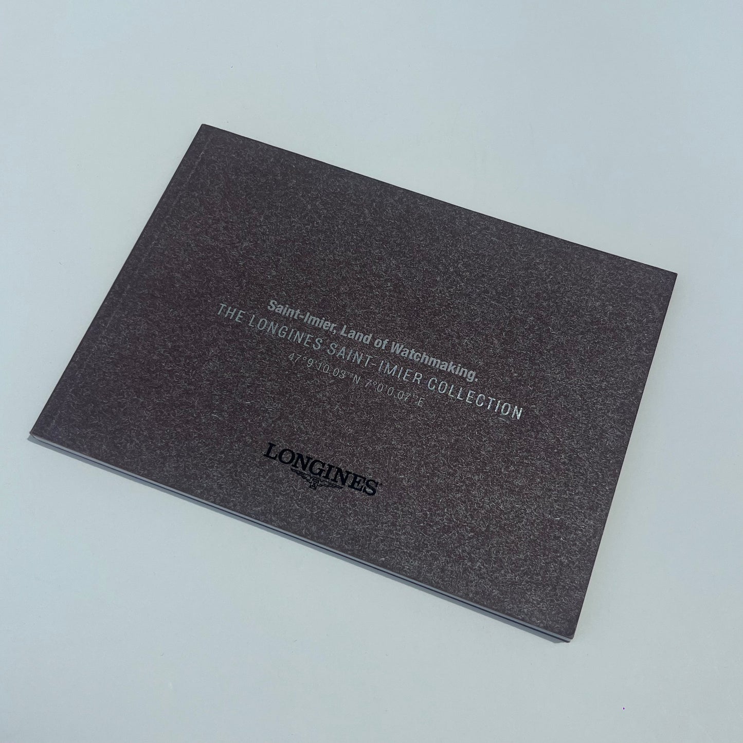 LONGINES SAINT-IMIER COLLECTION OFFICIAL CATALOG BOOK