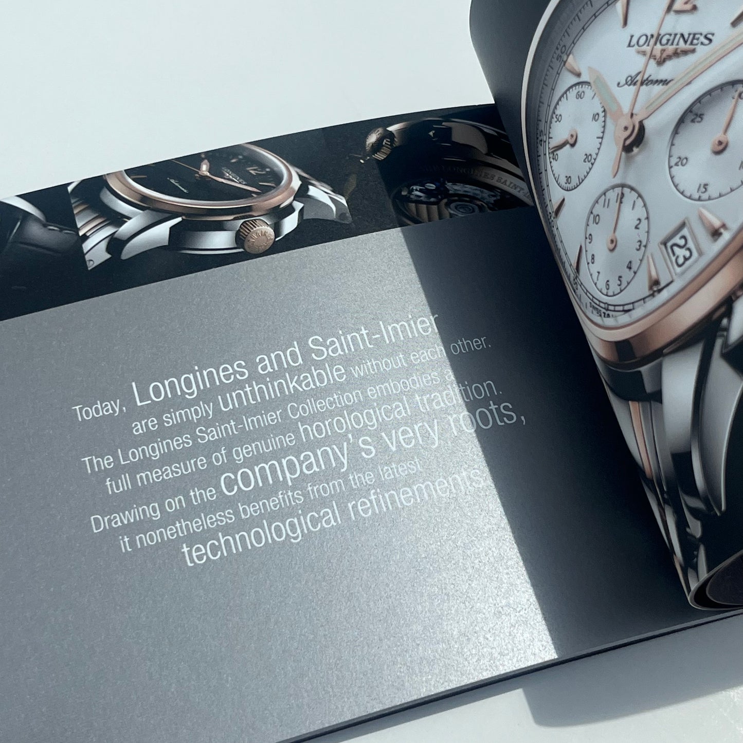 LONGINES SAINT-IMIER COLLECTION OFFICIAL CATALOG BOOK
