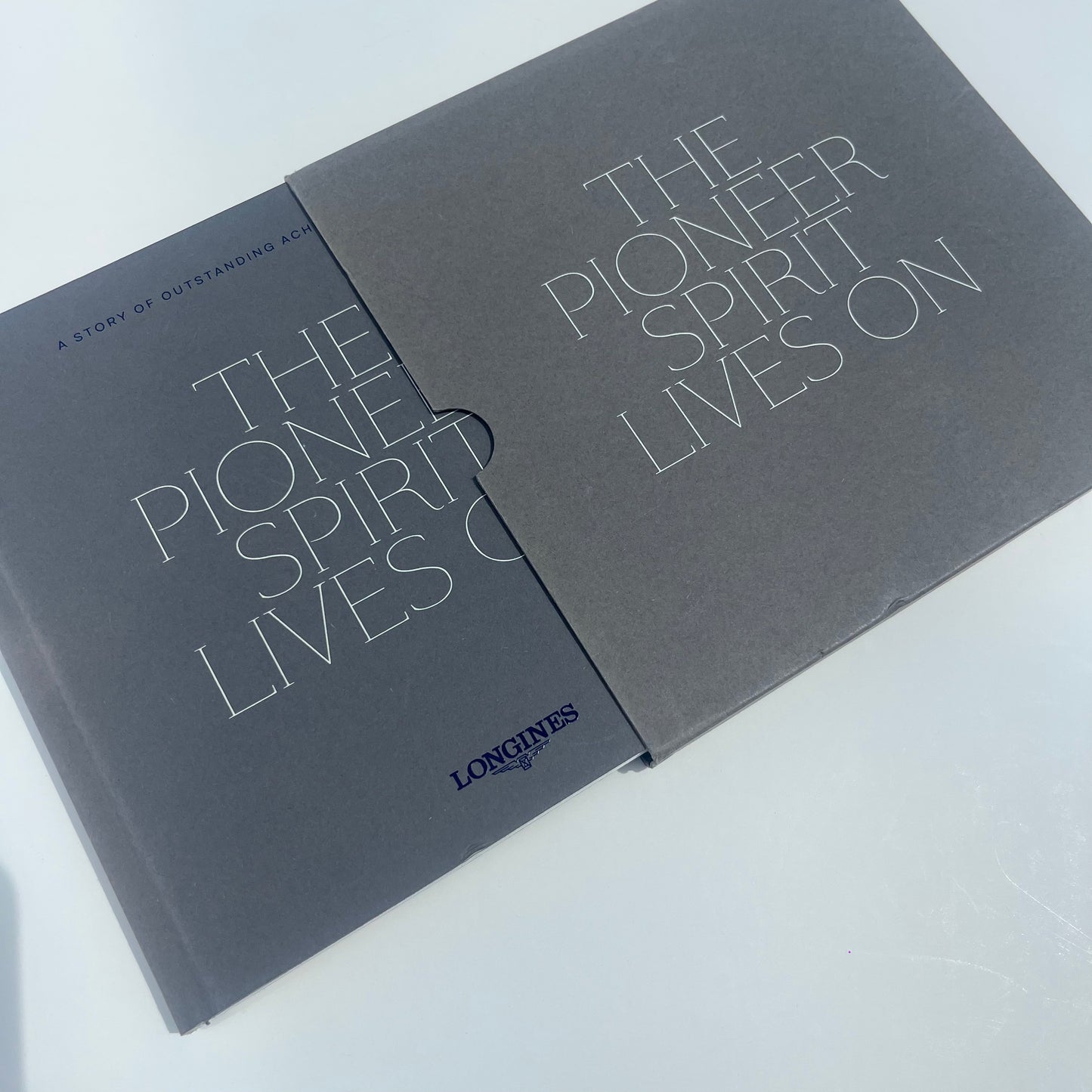 LONGINES THE PIONEER SPIRIT LIVES ON BOOK
