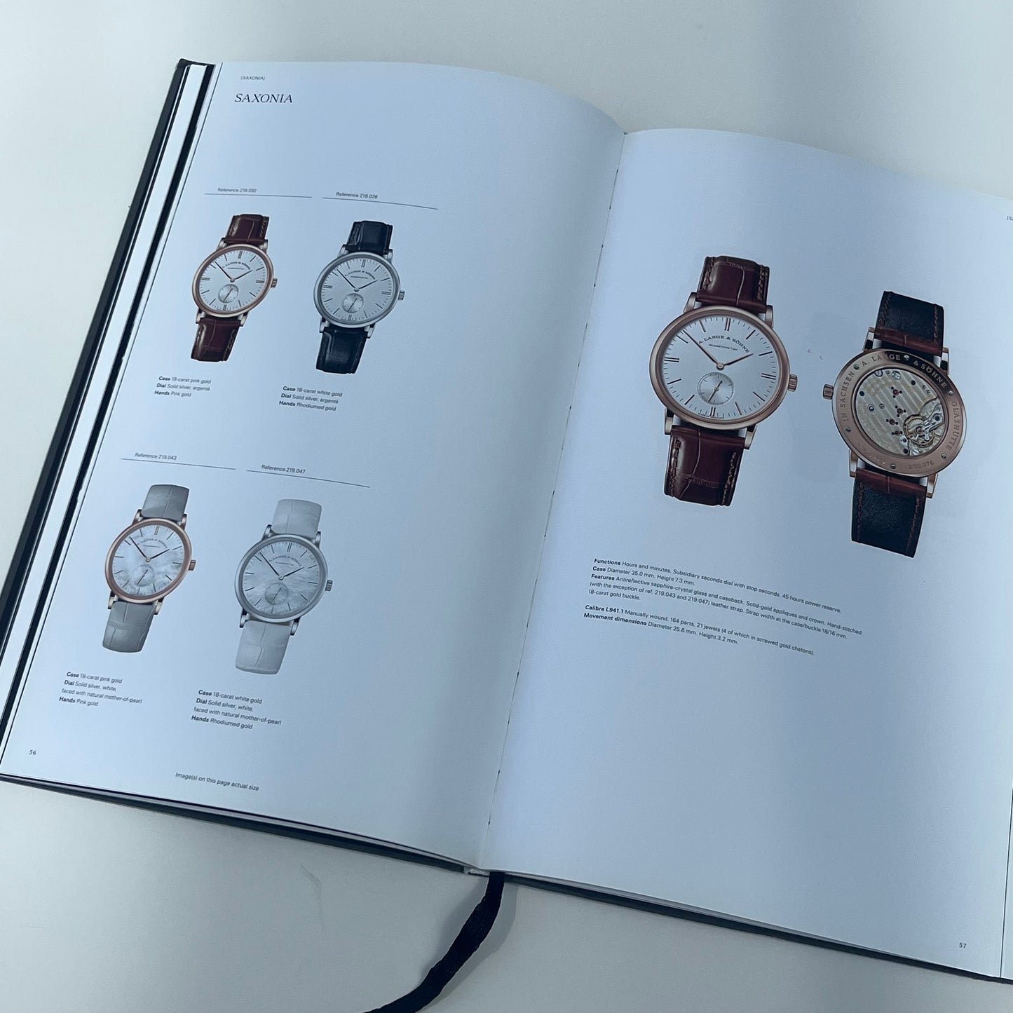 A. LANGE & SÖHNE COLLECTION BOOK 2021/2022 – LUXURY WATCH CATALOG
