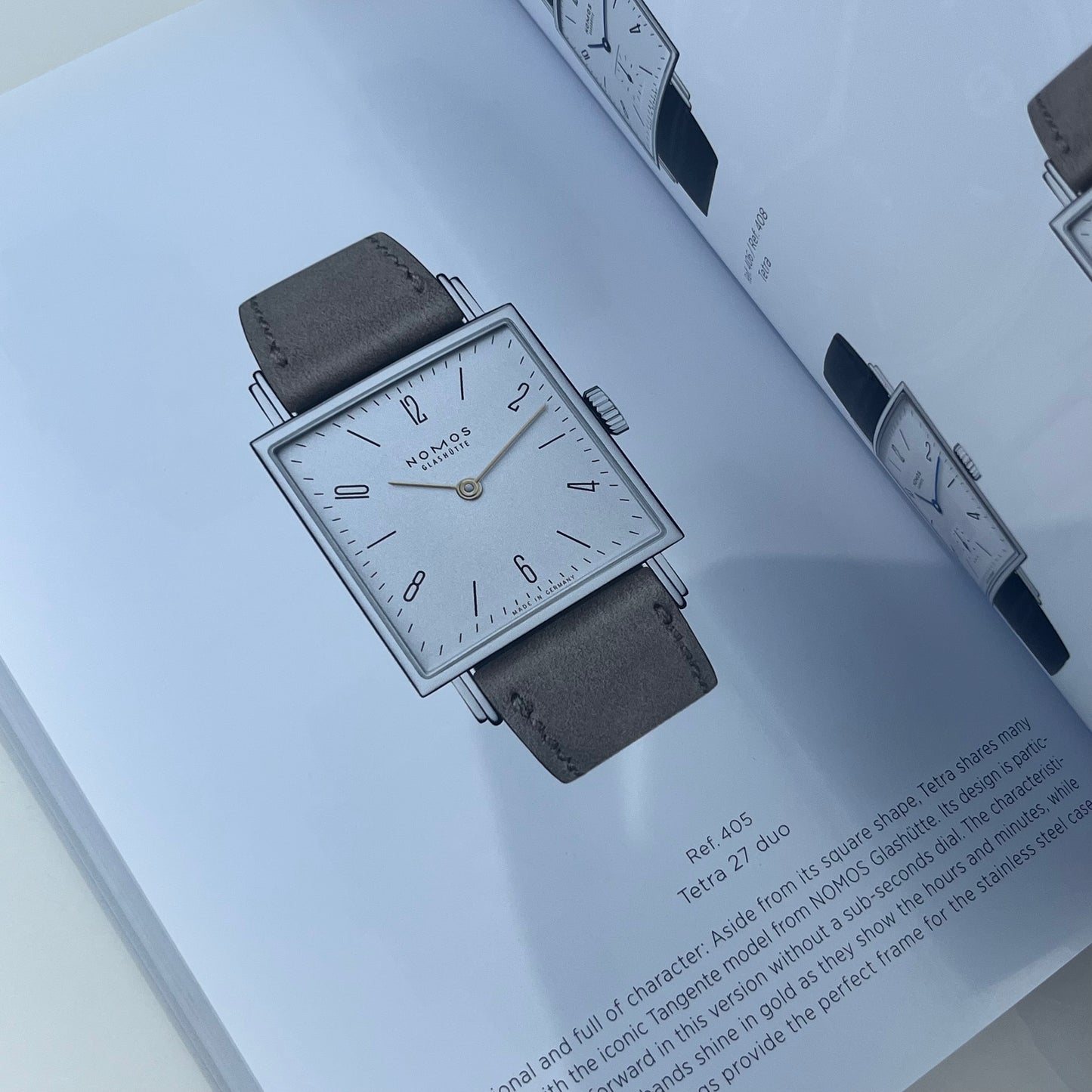 NOMOS GLASHÜTTE "THE COLLECTION" – OFFICIAL WATCH CATALOG