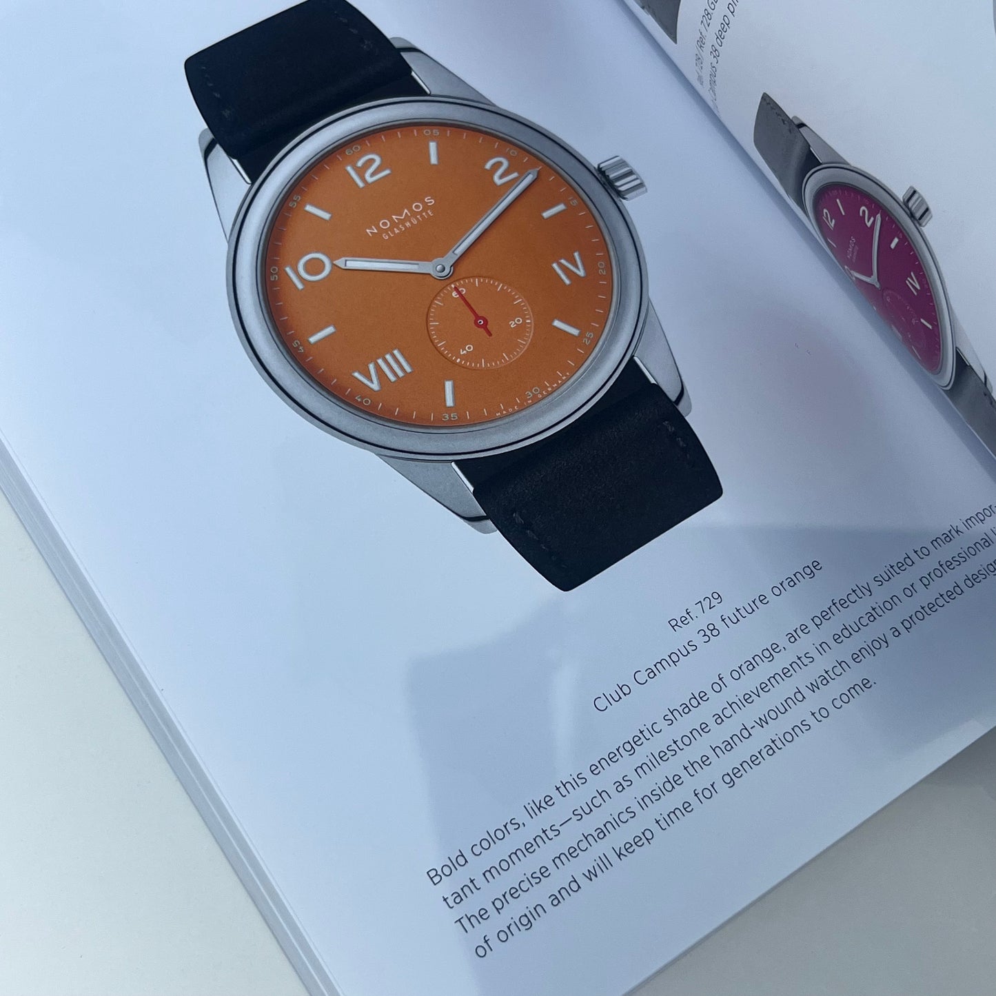 NOMOS GLASHÜTTE "THE COLLECTION" – OFFICIAL WATCH CATALOG