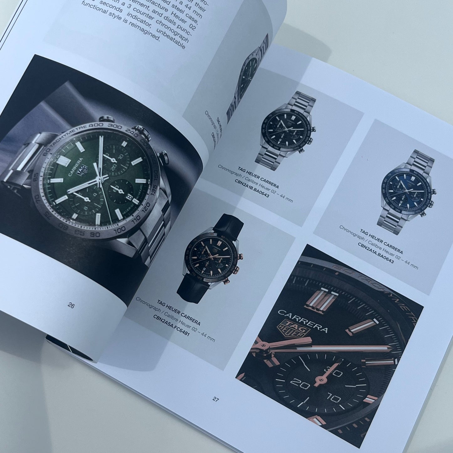 TAG HEUER "160 YEARS OF AVANT-GARDE – CALIBRE HEUER 02" OFFICIAL WATCH CATALOG