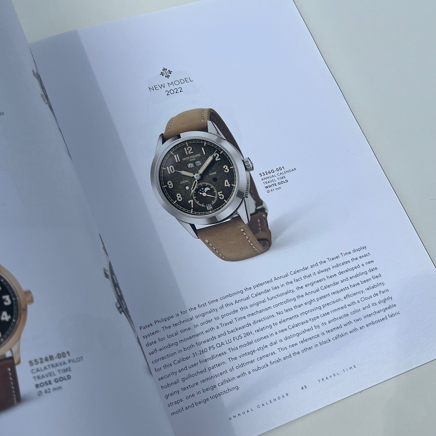 PATEK PHILIPPE COLLECTION 2022 OFFICIAL LUXURY WATCH CATALOGUE
