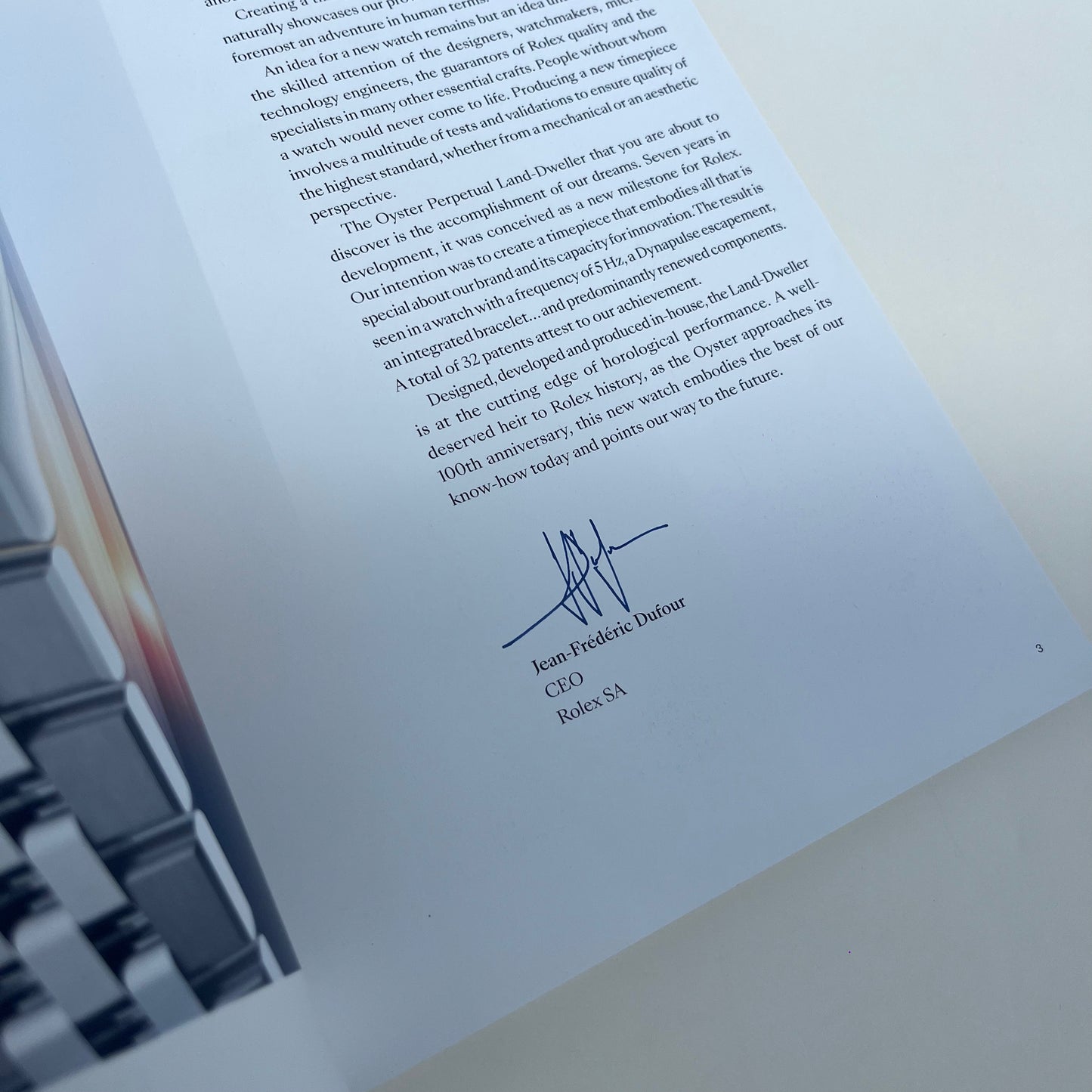 ROLEX LAND-DWELLER – OPENING NEW HORIZONS OFFICIAL BROCHURE | DYNAPULSE ESCAPEMENT & 2025 COLLECTION