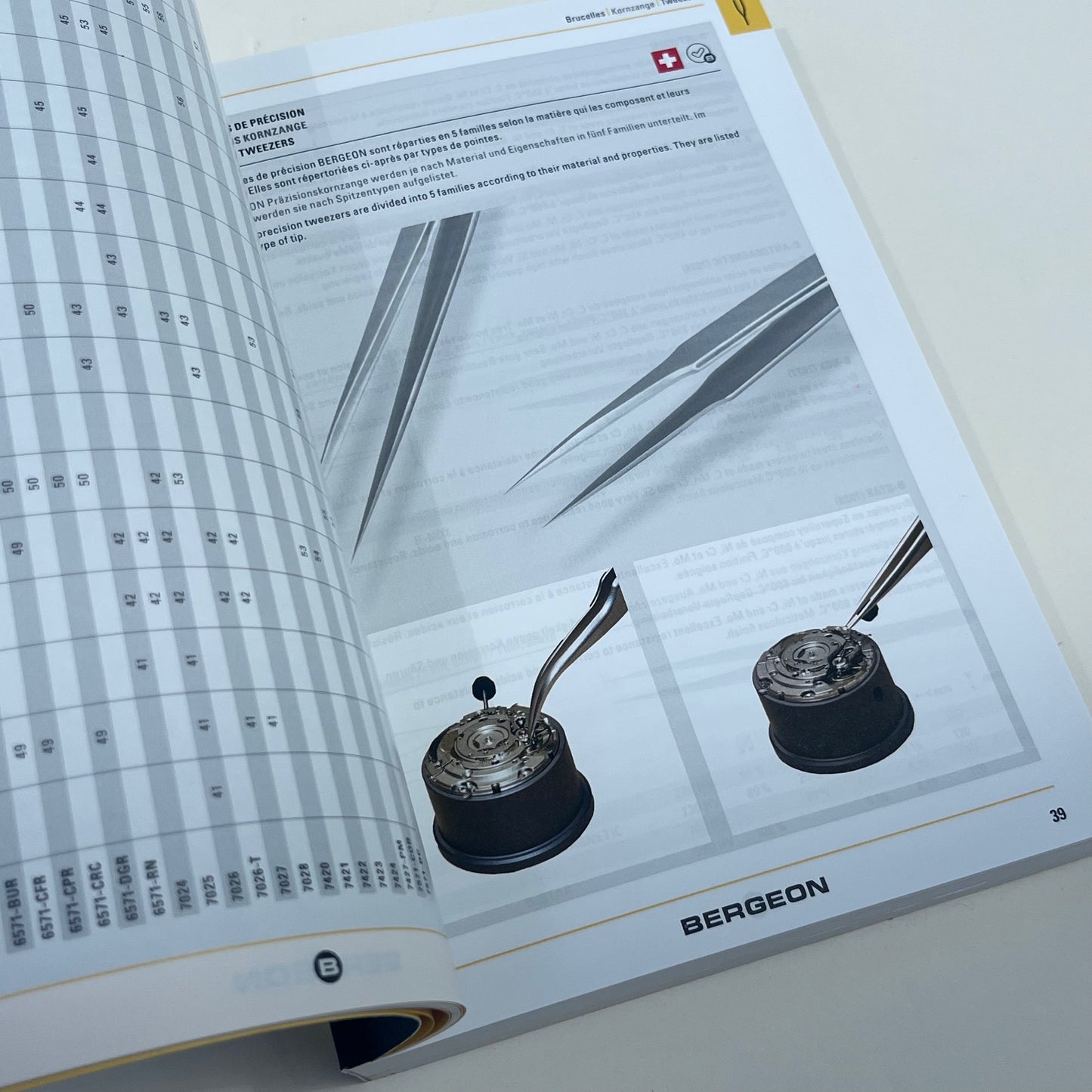BERGEON OFFICIAL WATCHMAKING TOOLS CATALOGUE | SWISS PROFESSIONAL HOROLOGY EQUIPMENT & MICROTECHNOLOGY