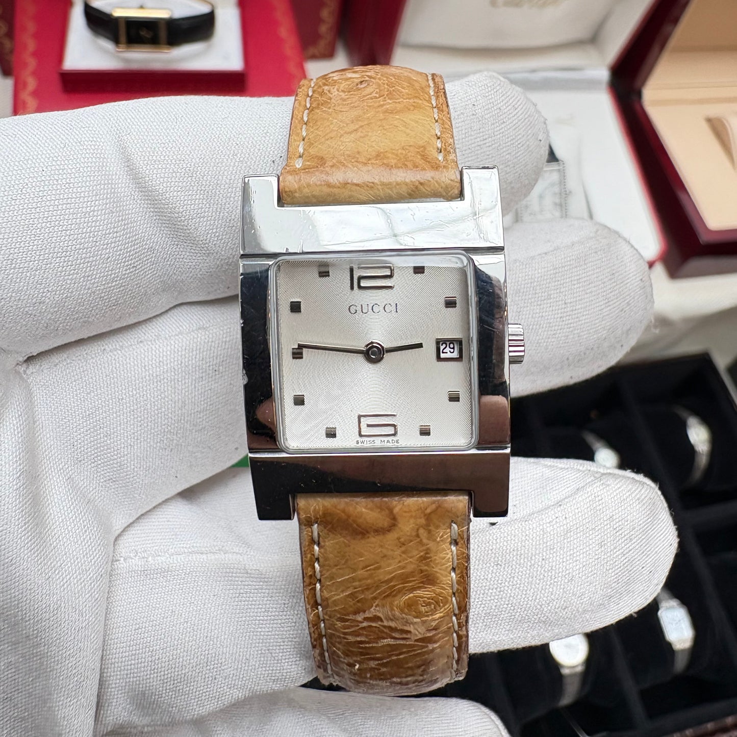 GUCCI LADIES 7700L PREOWNED SWISS QUARTZ WATCH