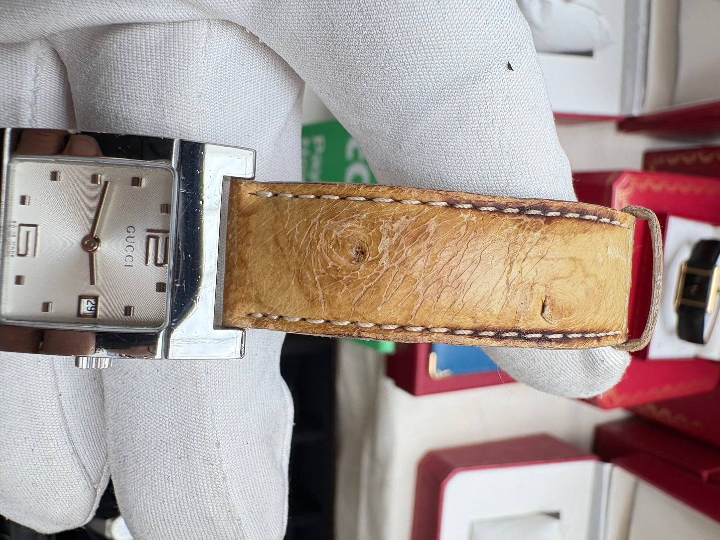 GUCCI LADIES 7700L PREOWNED SWISS QUARTZ WATCH