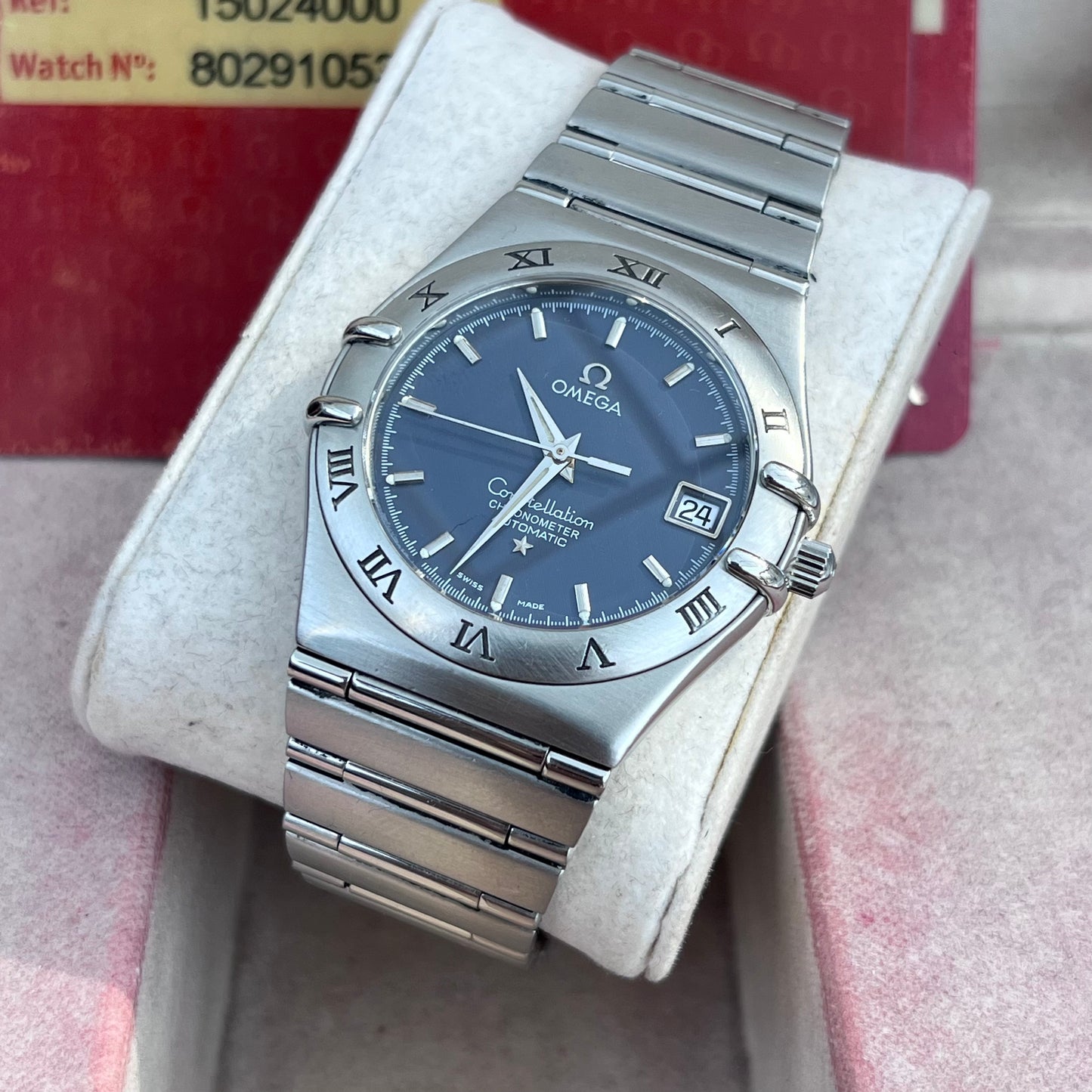 OMEGA CONSTELLATION CHRONOMETER AUTOMATIC SWISS PRE-LOVED WATCH WITH DOCUMENTS