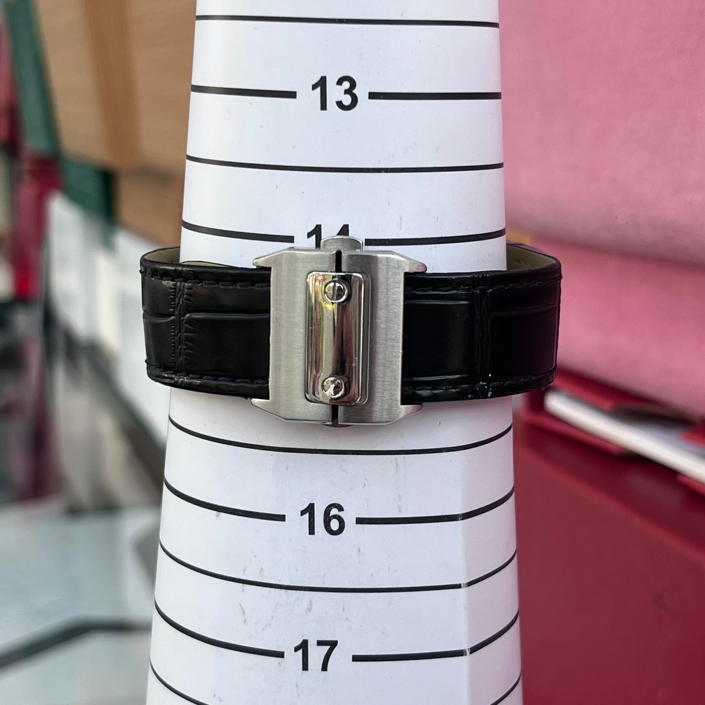 CARTIER SANTOS 100 XL AUTOMATIC WHITE ROMAN DIAL SWISS PRE-LOVED WATCH