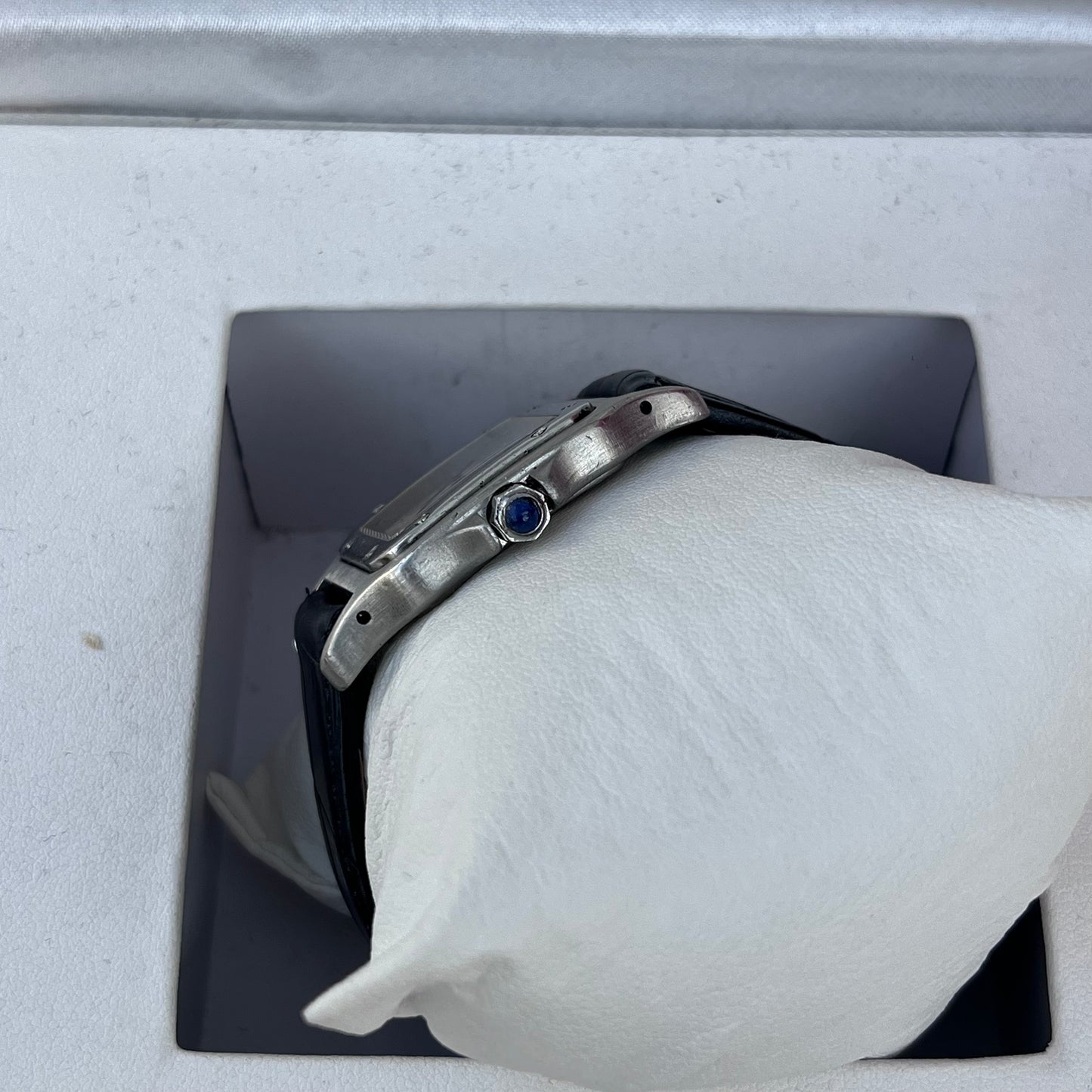 CARTIER SANTOS GALBÉE STAINLESS STEEL SILVER DIAL QUARTZ SWISS PRE-LOVED WATCH