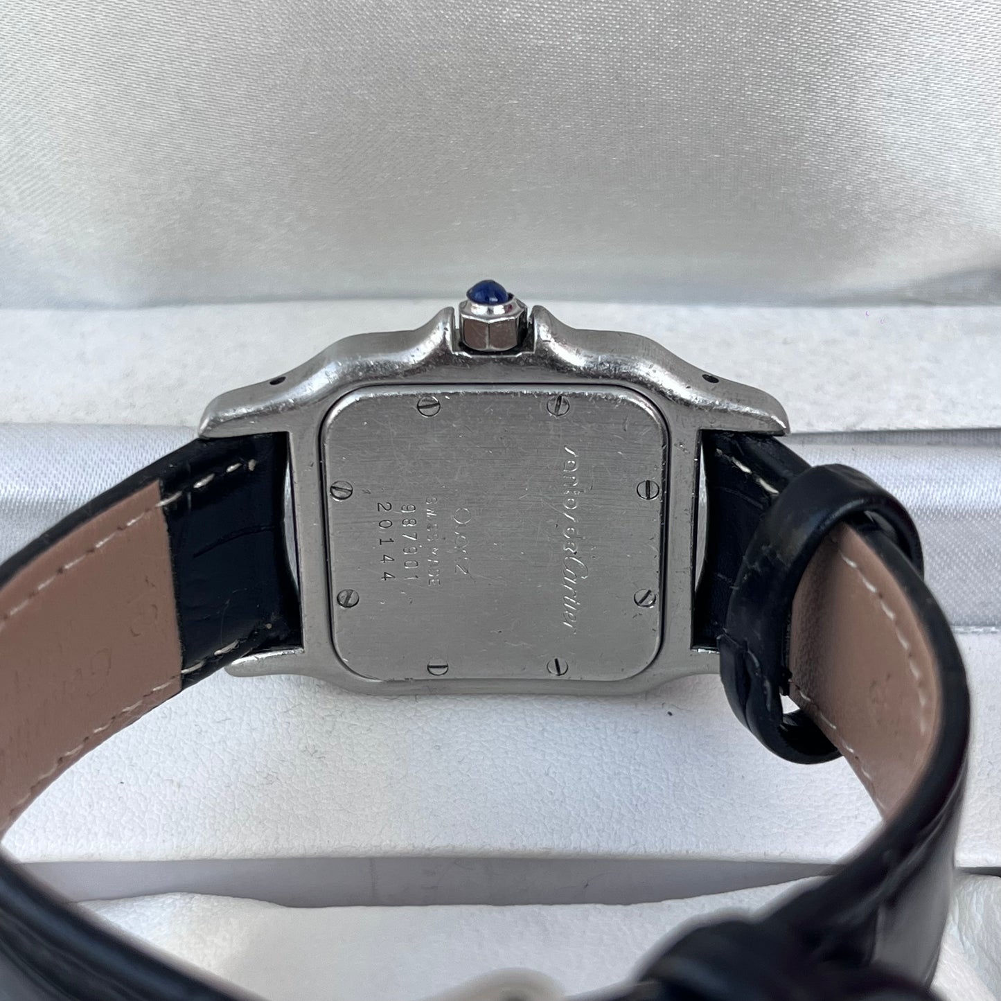 CARTIER SANTOS GALBÉE STAINLESS STEEL SILVER DIAL QUARTZ SWISS PRE-LOVED WATCH