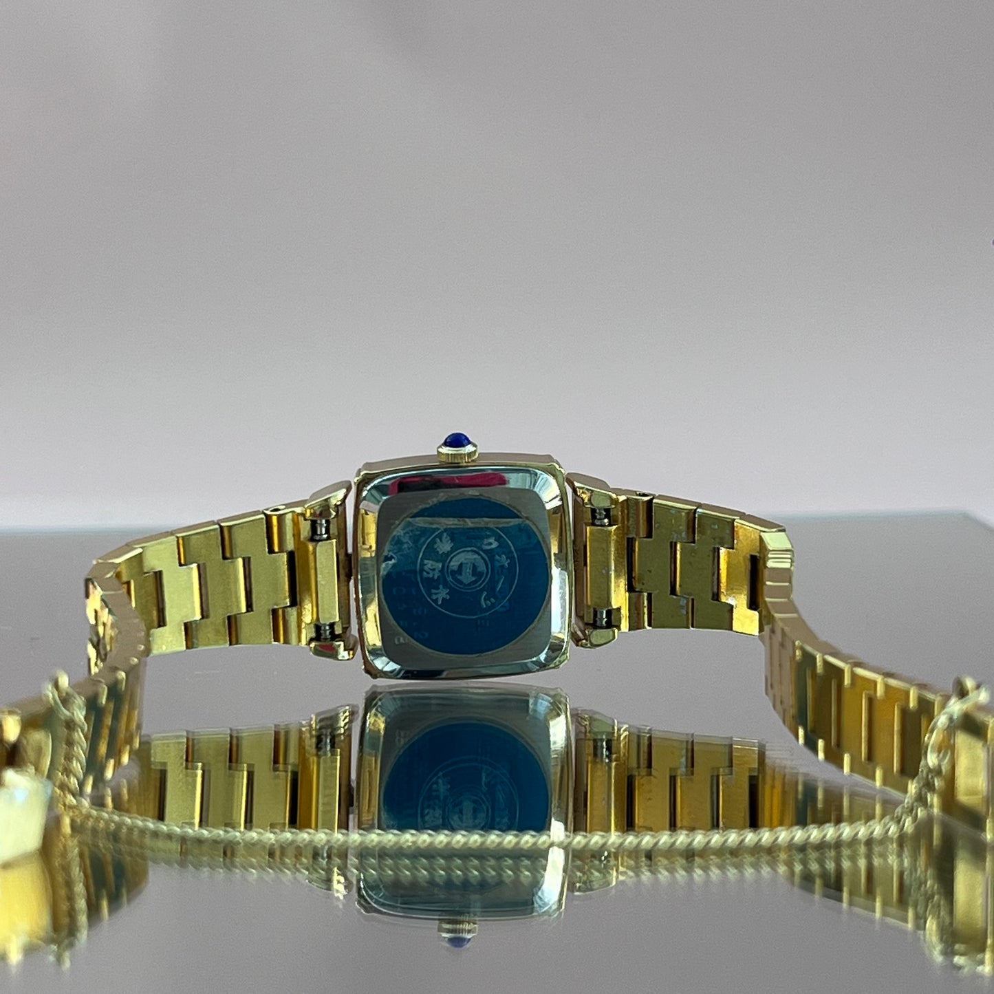 RADO FLORENCE GOLD-PLATED BLACK DIAL QUARTZ SWISS PRE-LOVED WATCH