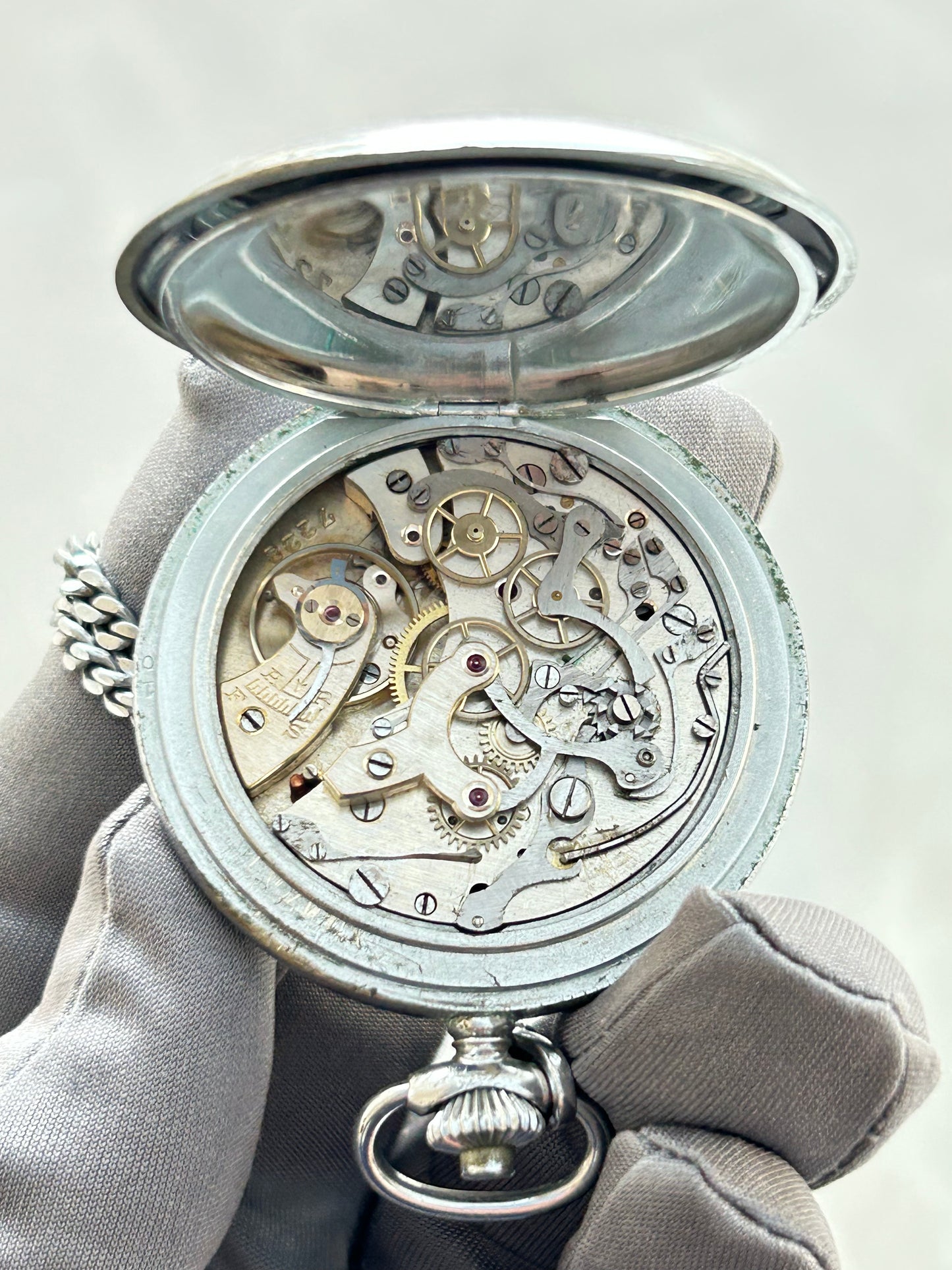 JASON TAMAYA TOKIO CHRONOGRAPH POCKET WATCH MANUAL WINDING JAPAN