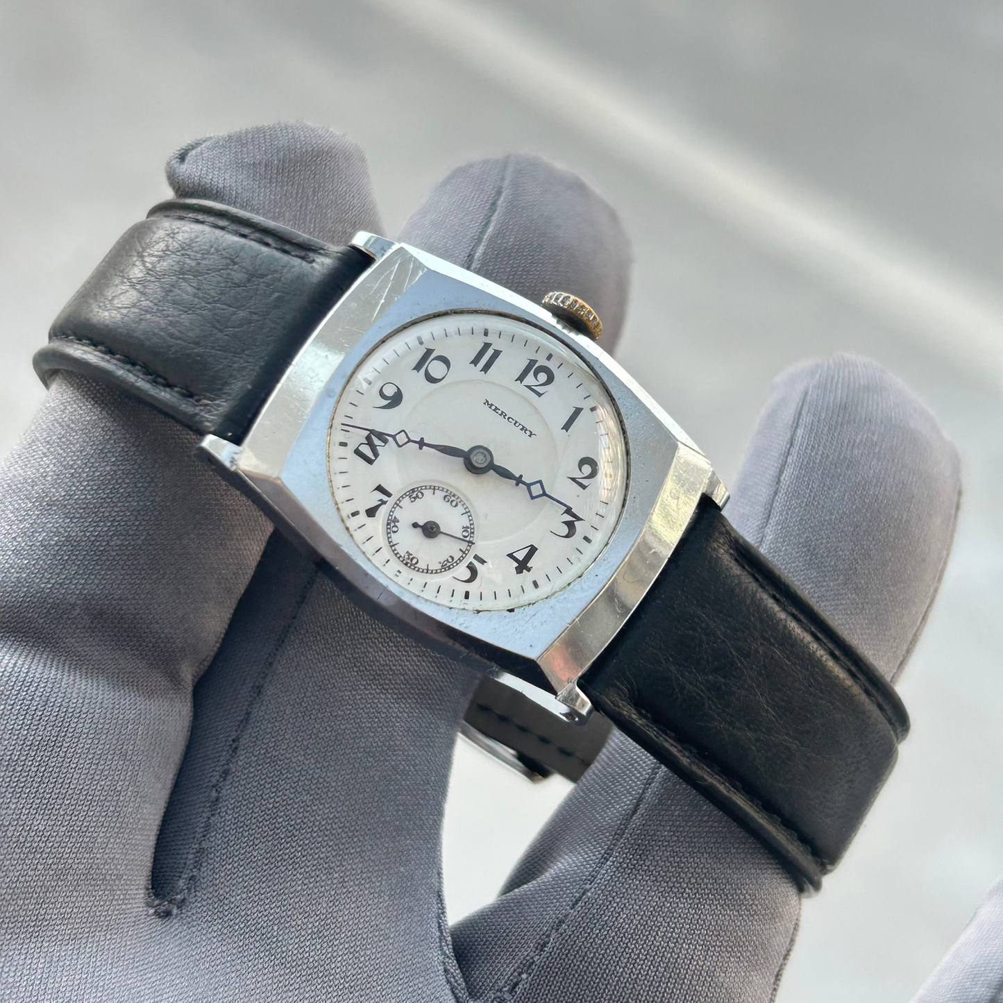 MERCURY UNUSUAL VINTAGE WATCH 1940s MANUAL WINDING SWISS